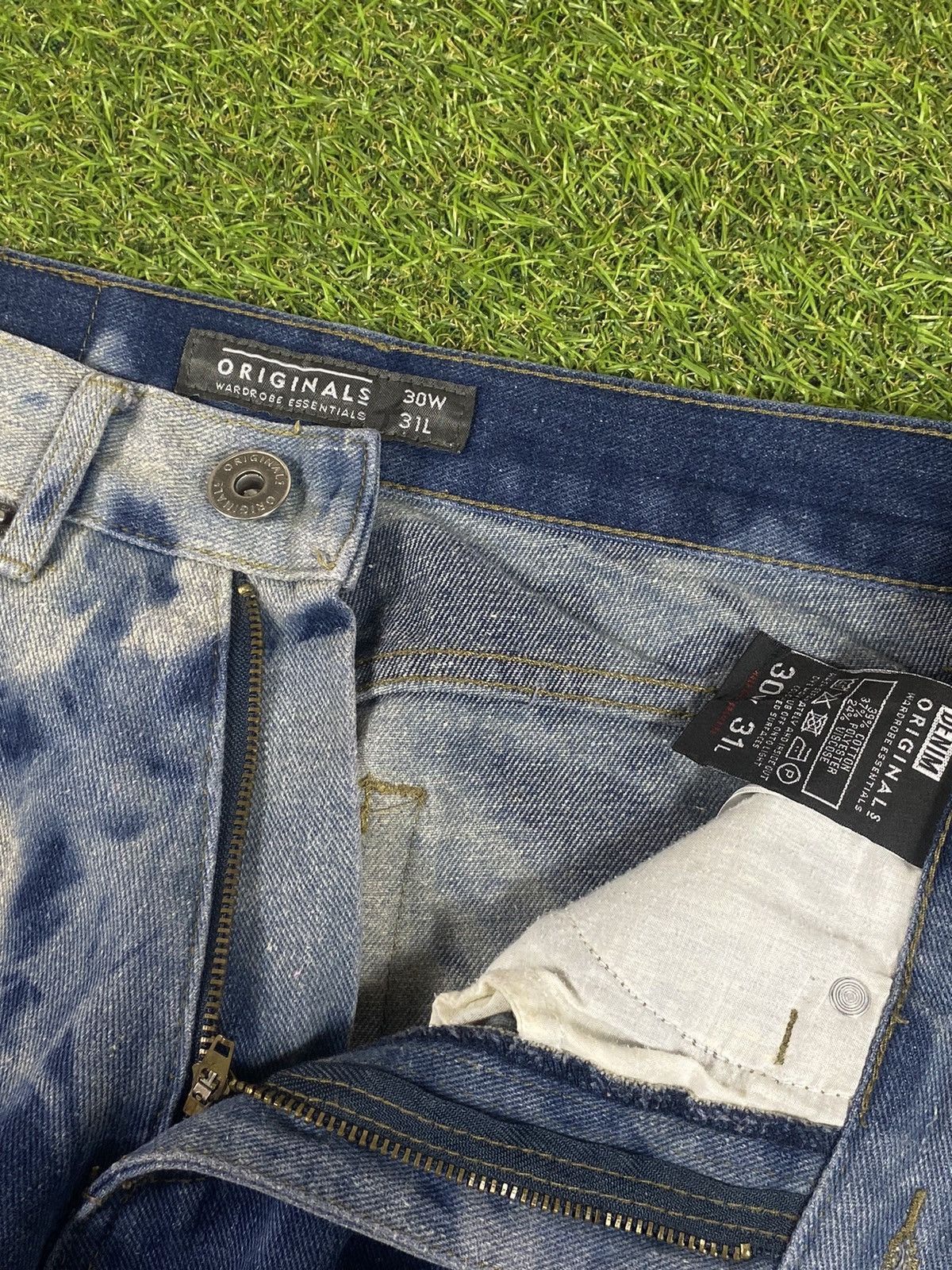 Japanese Brand Vintage Y2k Japanese jeans faded streetwear style size 30x31 Size US 30 / EU 46 - 6 Thumbnail