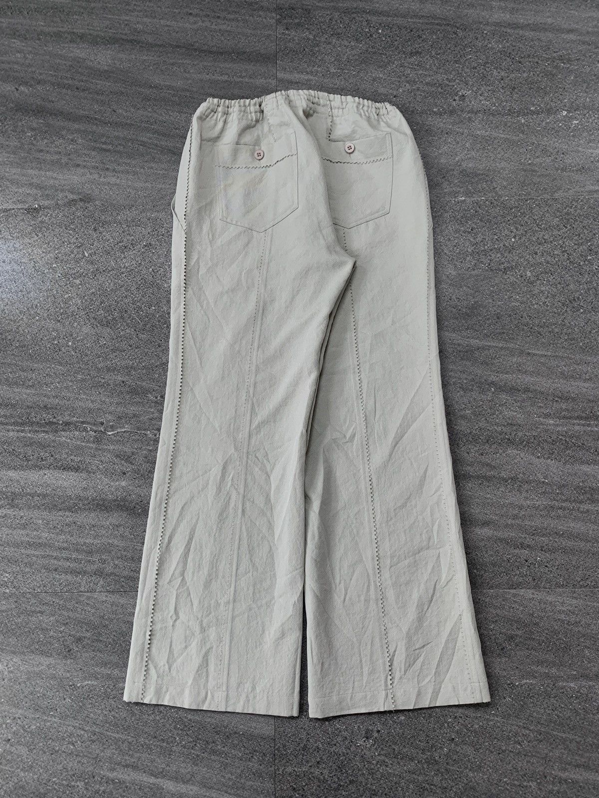 Pleats Please Issey Miyake Square-Cut Seam Pants Size US 29 - 6 Thumbnail