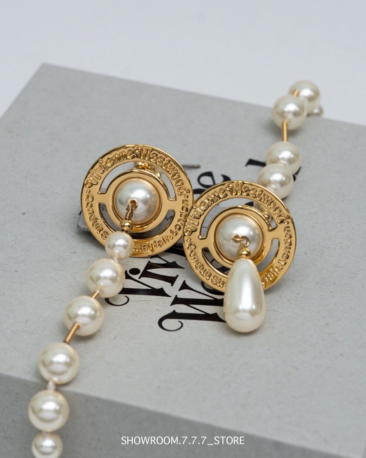 Vivienne Westwood Vivienne Westwood Broken Pearl Earrings Size ONE SIZE - 7 Thumbnail