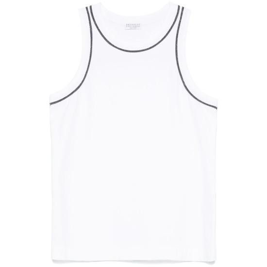 BRUNELLO CUCINELLI Women Tops M0T81FP340 CT106 WHITE