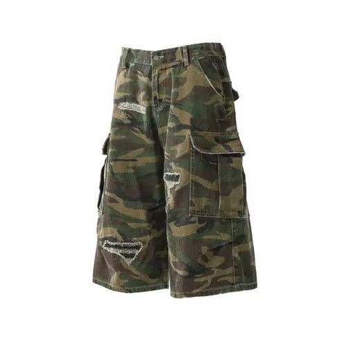 VIBE Street hip hop washed baggy denim shorts Size US 34 / EU 50 - 7 Thumbnail
