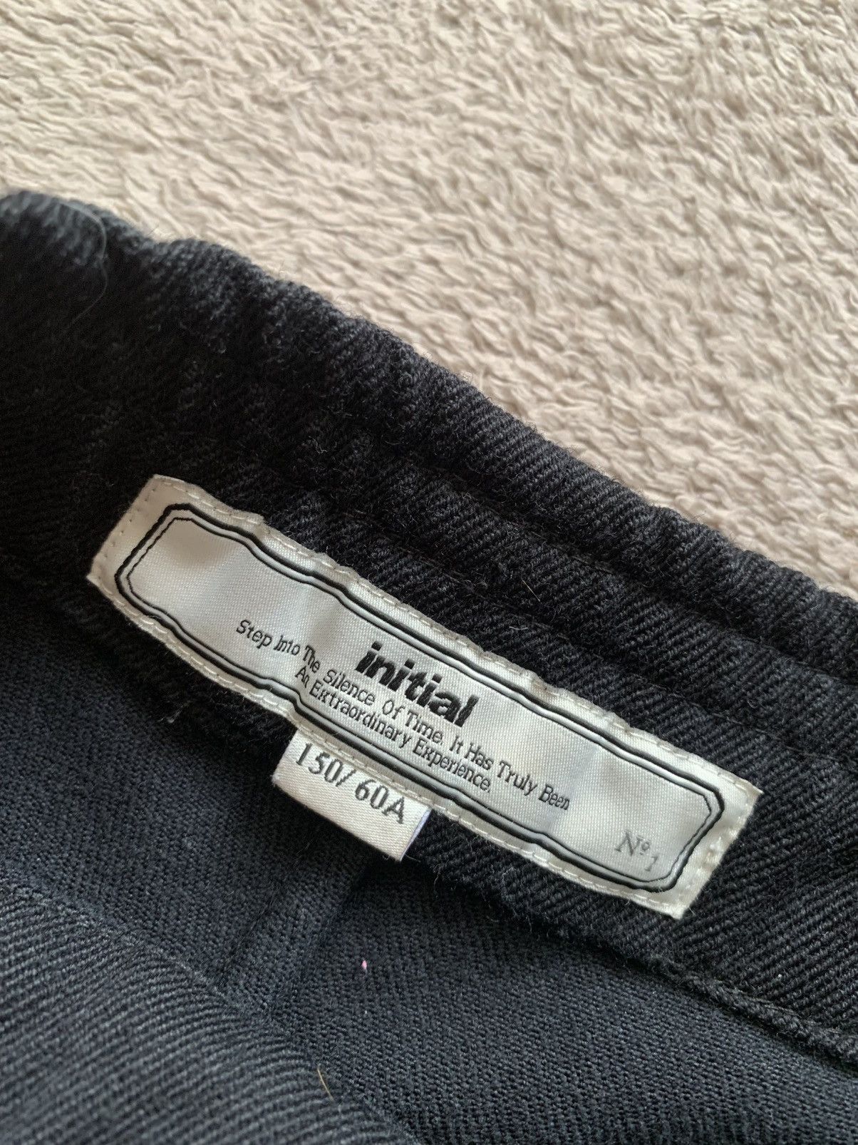 Japanese Brand × Le Grande Bleu (L.G.B.) Initial Wool Arrow Pants Johji Yamamoto Watanabe LGB vibe Size 24" / US 00 / IT 34 - 5 Thumbnail