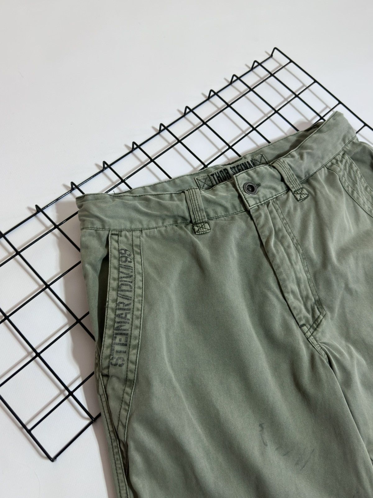 Other Thor Steinar Nordic Division 1999 Cargo Pants Olive Green Size US 32 / EU 48 - 3 Thumbnail