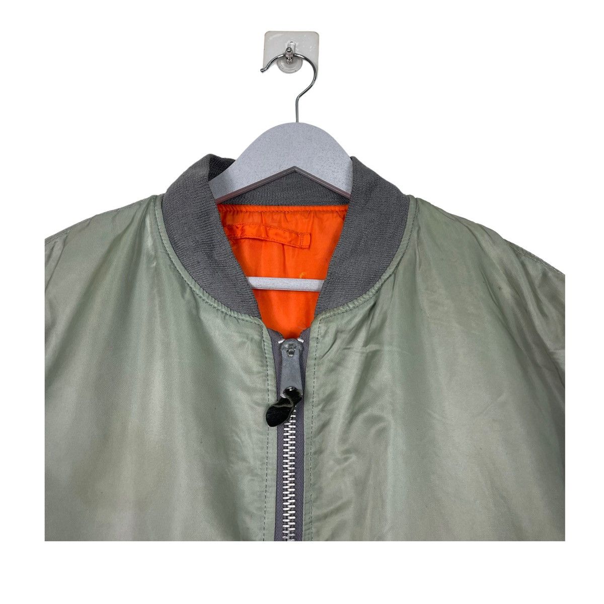 Alpha Industries 💥ALPHA INDUSTRIES MILITARY RIOT BOMBER FLIGHT JACKET Size US XL / EU 56 / 4 - 4 Thumbnail