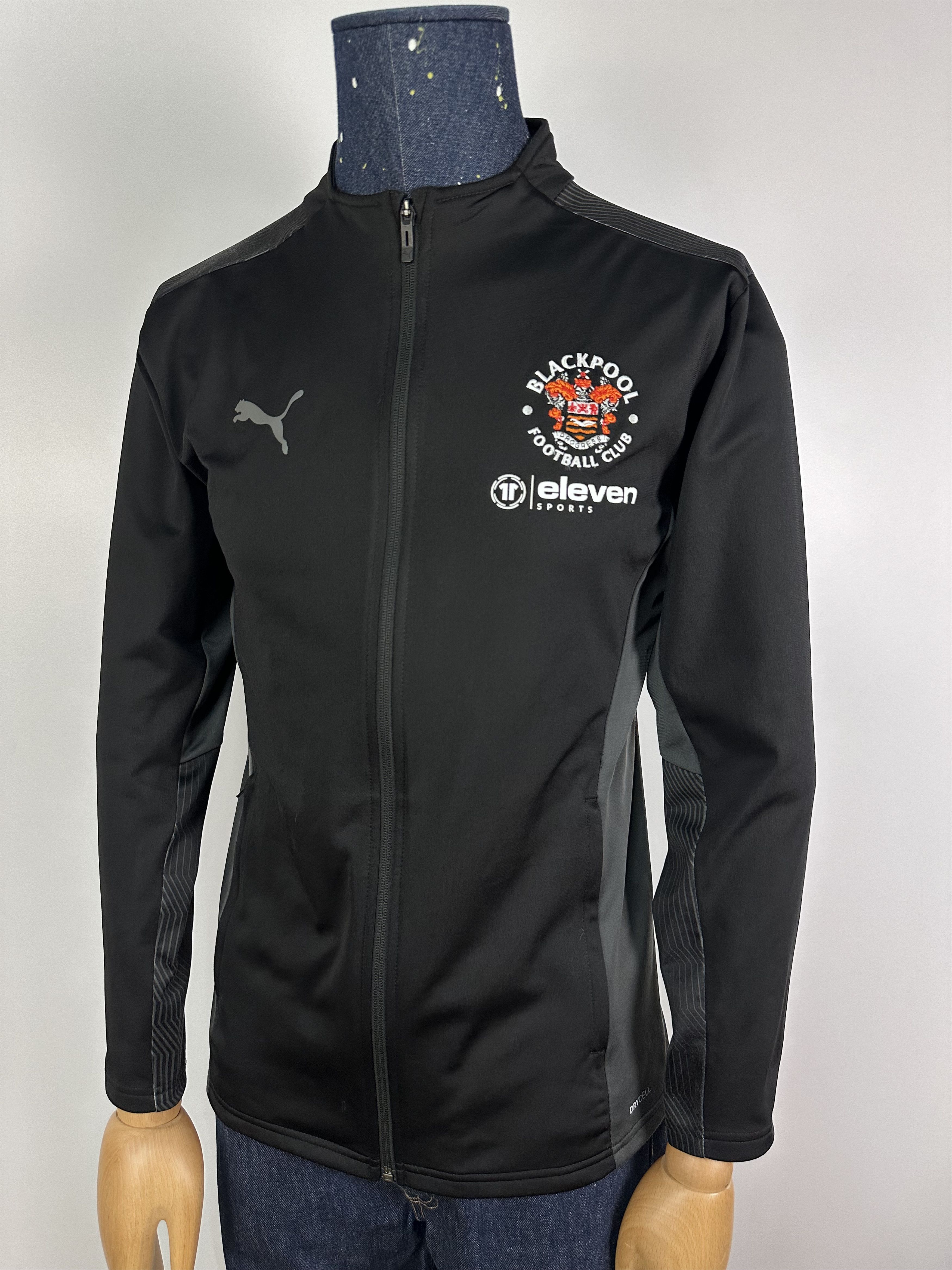 Puma BLACKPOOL FC TRAINING FOOTBALL TRACK TOP JACKET LONG SLEEVE Size US M / EU 48-50 / 2 - 1 Thumbnail