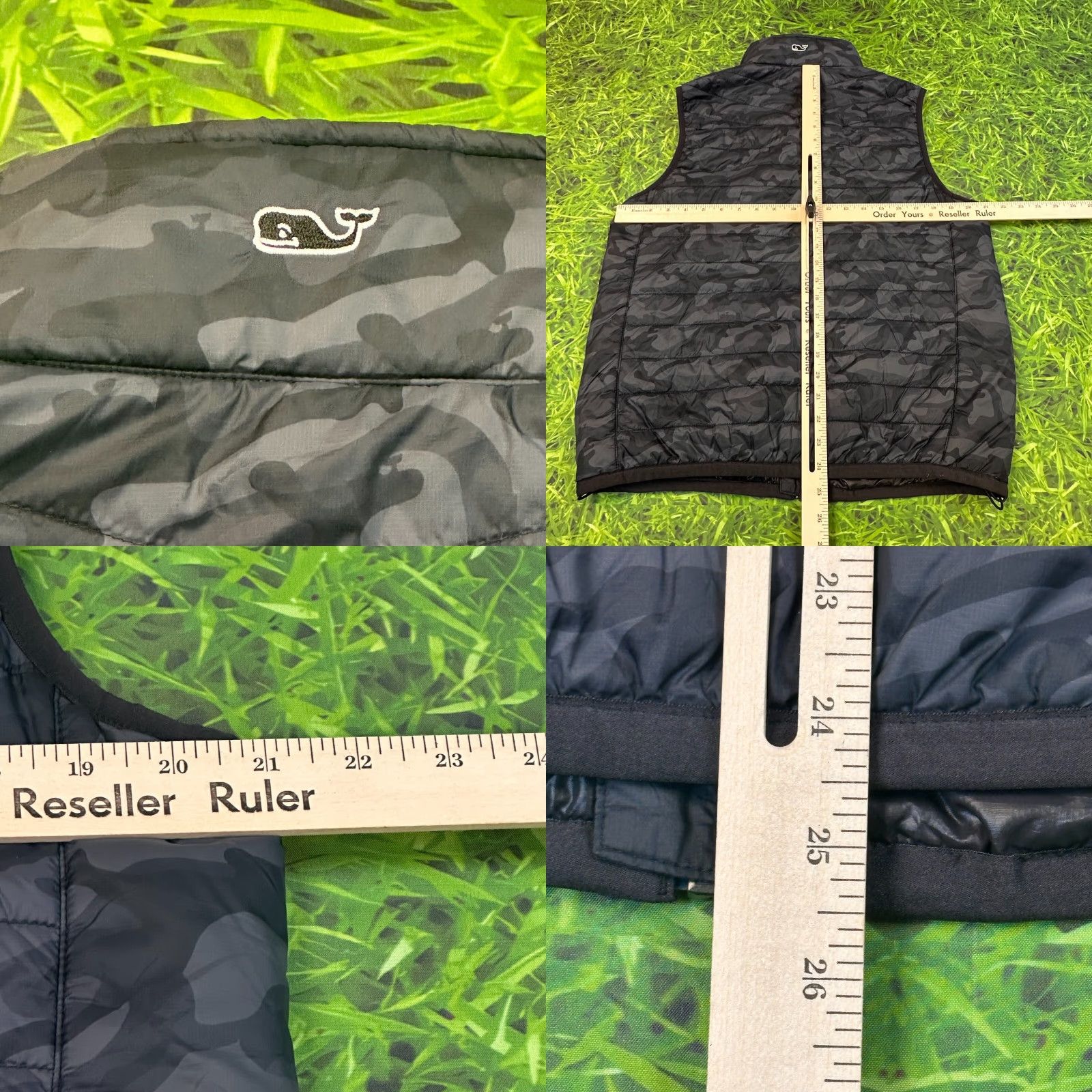 Vineyard Vines Vineyard Vines Performance Puffer Womens Small Martha's Spell Out Whale Full Zip Vest Size S / US 4 / IT 40 - 8 Thumbnail