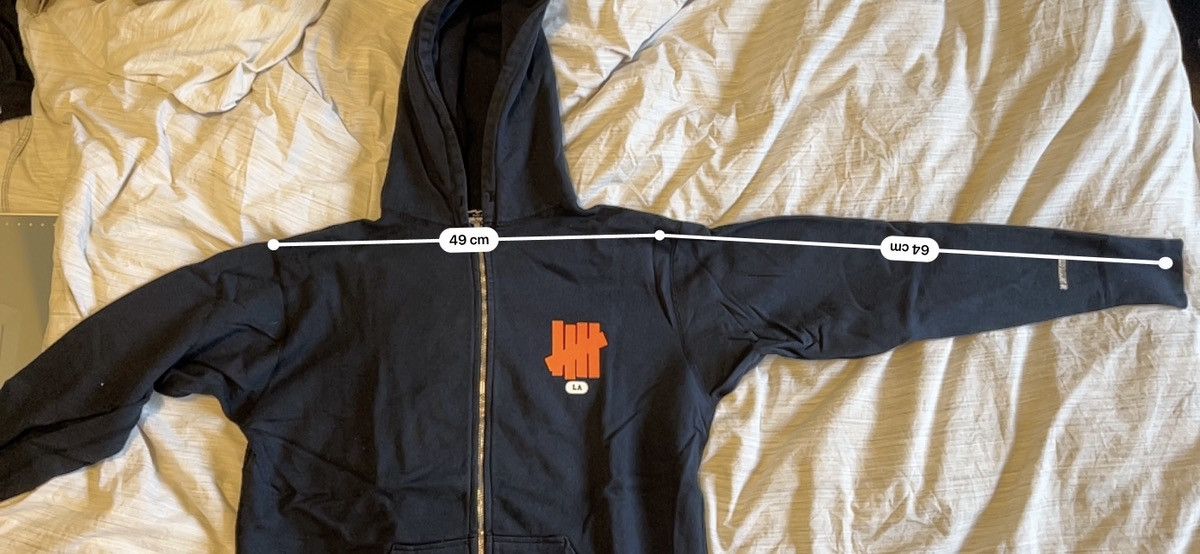 Undefeated Undefeated Blue Hoodie (Vintage Early 2000s) Size US M / EU 48-50 / 2 - 6 Thumbnail