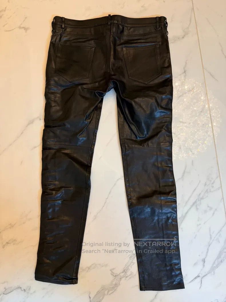 Saint Laurent Paris Saint Laurent Paris Real leather pants Size US 34 / EU 50 - 2 Thumbnail