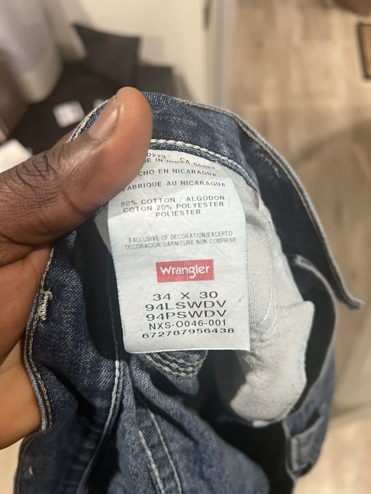 Wrangler Itachi Naruto denim jeans Size US 34 / EU 50 - 3 Thumbnail