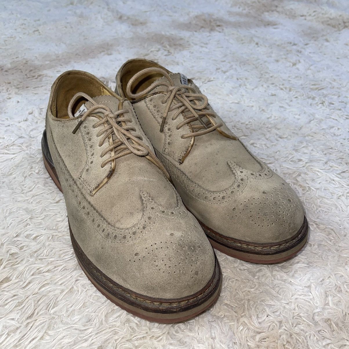 Visvim VISVIM PATRICIAN WT FOLK WINGTIP SUEDE SHOES Size US 10.5 / EU 43-44 - 1 Thumbnail