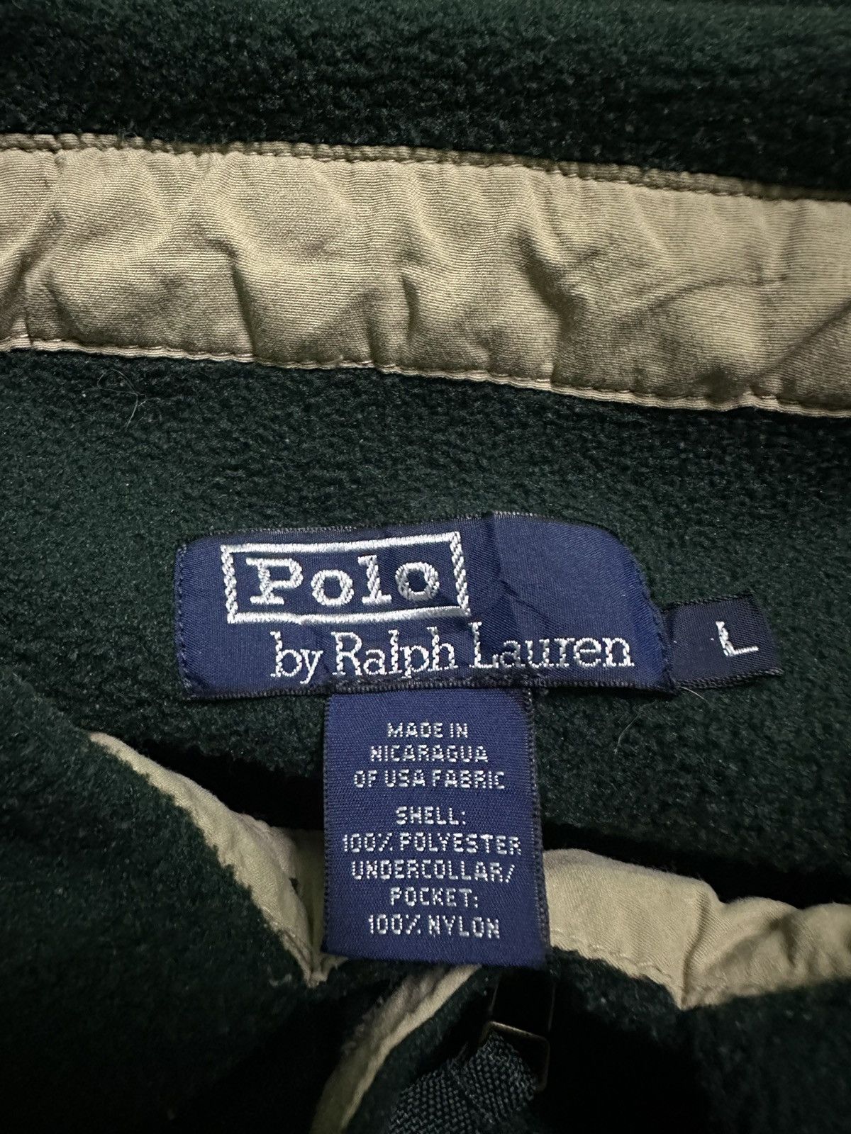 Polo Ralph Lauren Polo ralph laurent zipper jacket green Size US L / EU 52-54 / 3 - 6 Thumbnail