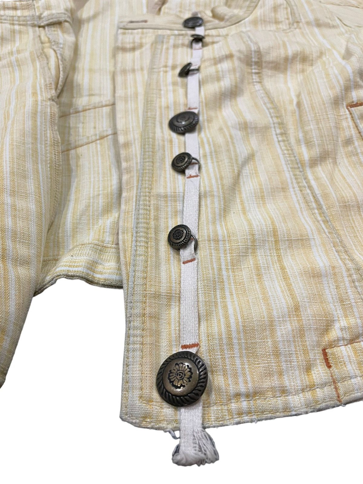 Beauty Beast × Marithe + Francois Girbaud × Seditionaries Vtg 90s Marithe Francois Girbaud Western Yoke Crop Jacket Size M / US 6-8 / IT 42-44 - 9 Thumbnail