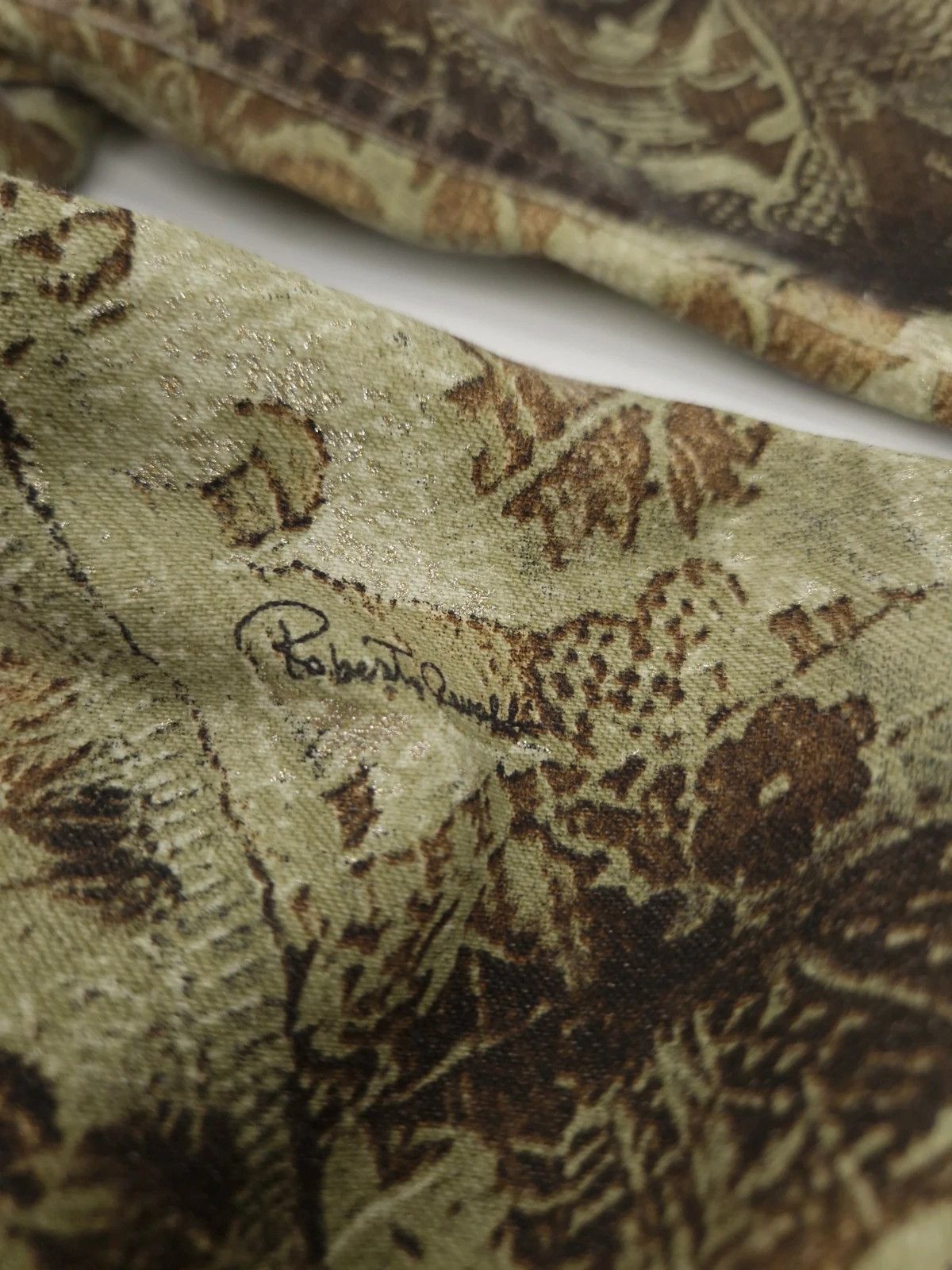 Roberto Cavalli Vintage real tree tattoo denim Size US 34 / EU 50 - 4 Thumbnail
