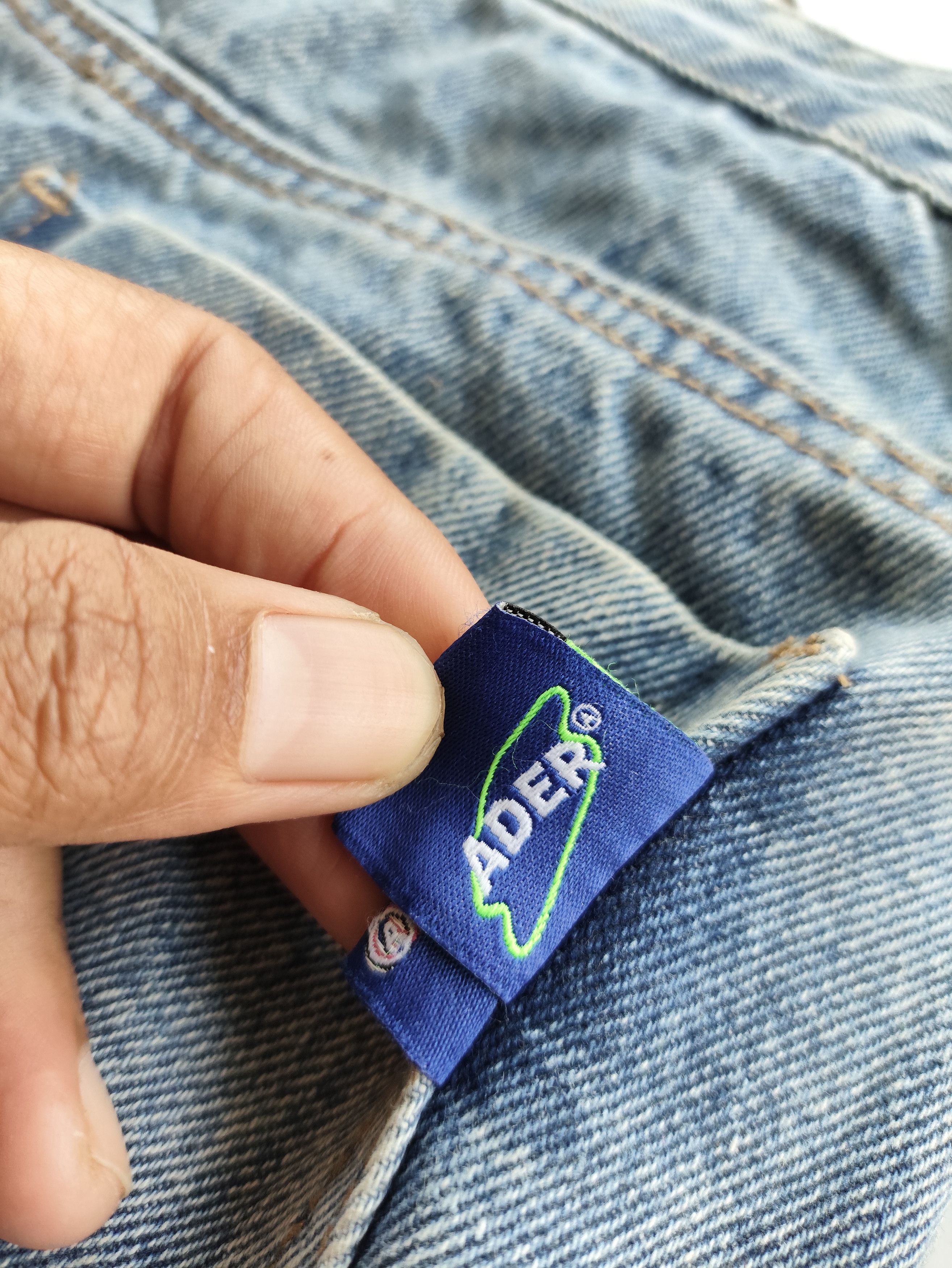 Ader Error Ader Erorr Denim Jeans Size 24" / US 00 / IT 34 - 4 Thumbnail