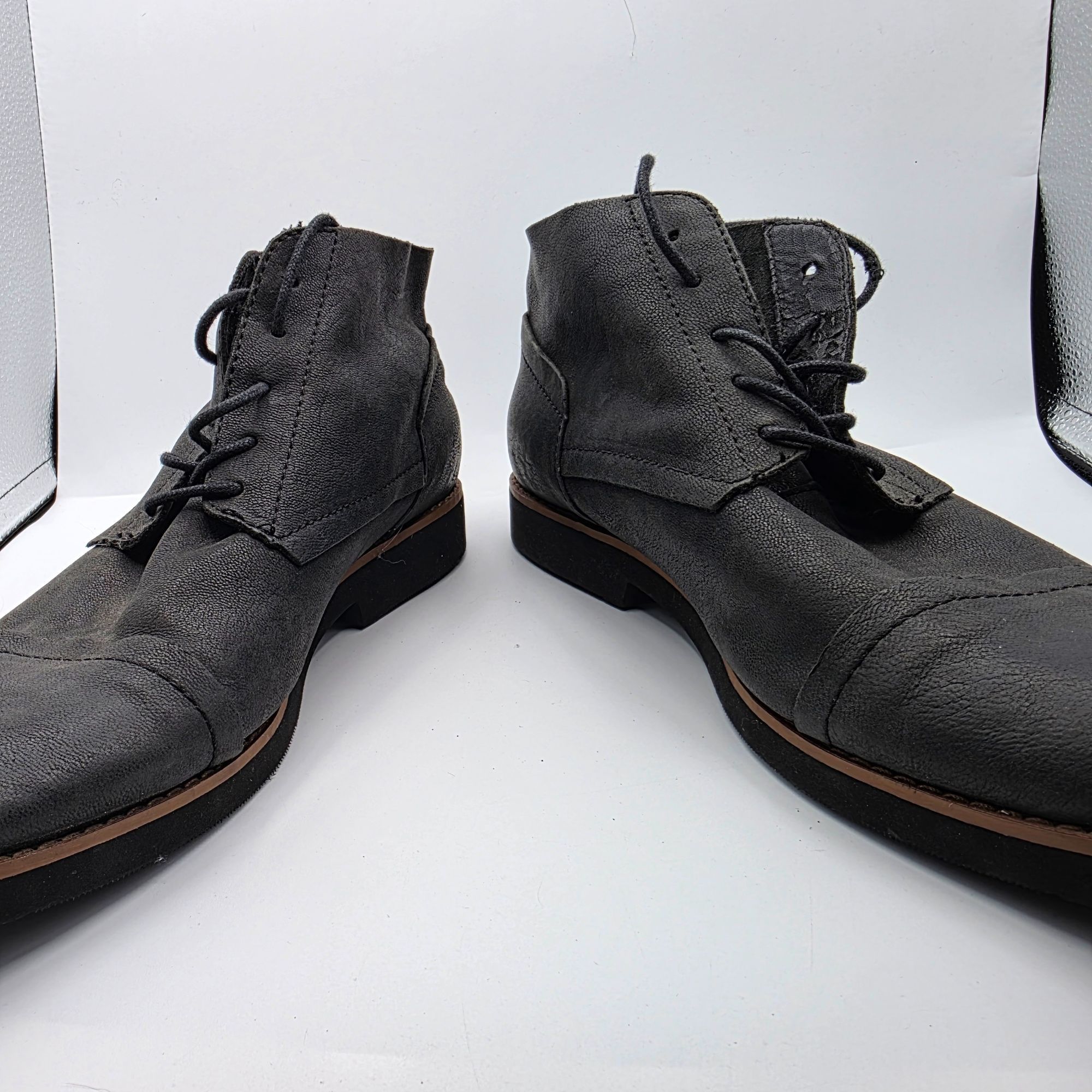 Other Bucks By Walk Over Mens Size 11 Black Boots Walking Casual P Size US 11 / EU 44 - 2 Thumbnail