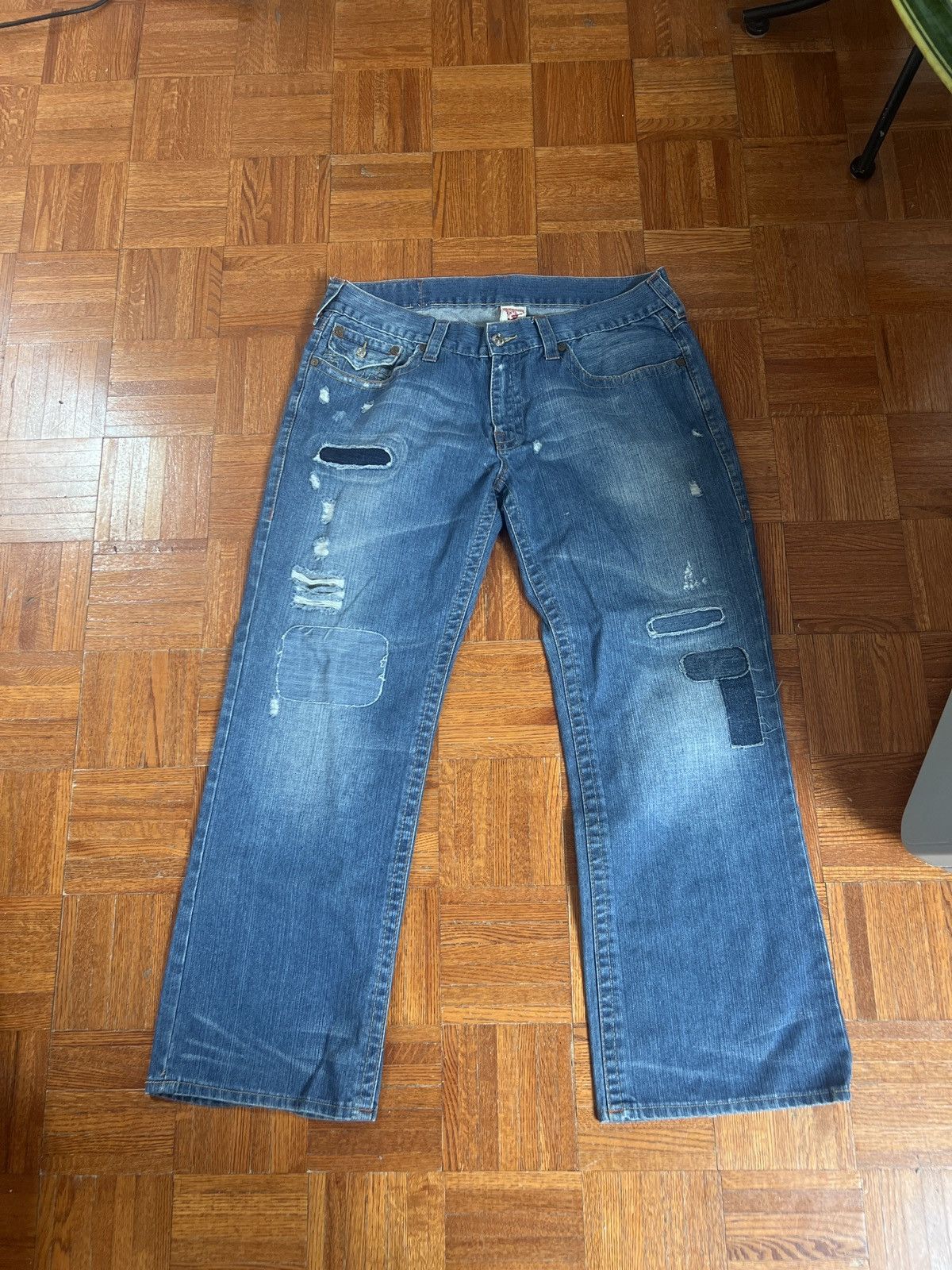 True Religion Patchwork true religion jeans Size US 40 / EU 56 - 1 Thumbnail