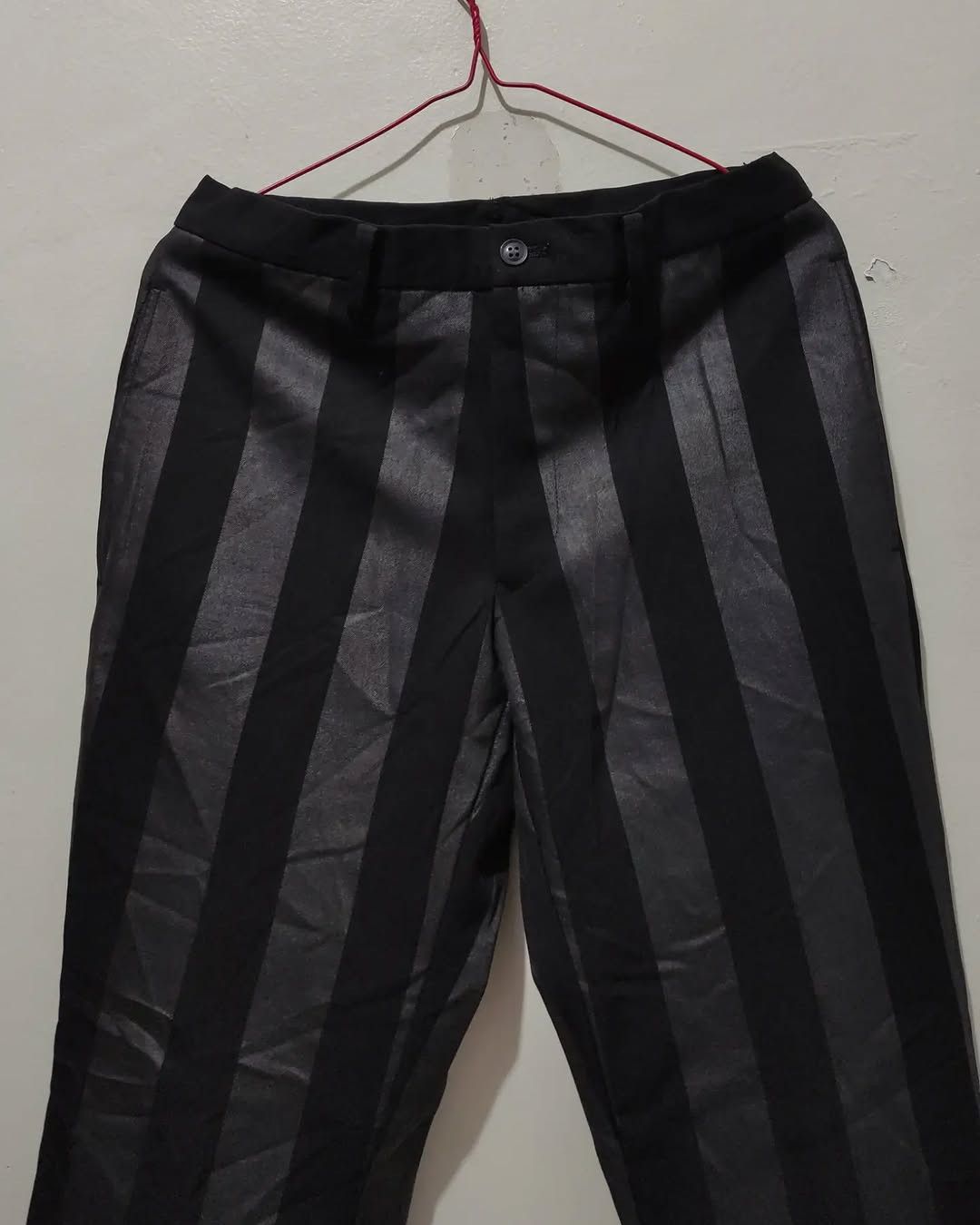 Japanese Brand Japanese Comme Ça Du mode Vkei Black Striped Slack Pants Size US 30 / EU 46 - 3 Thumbnail