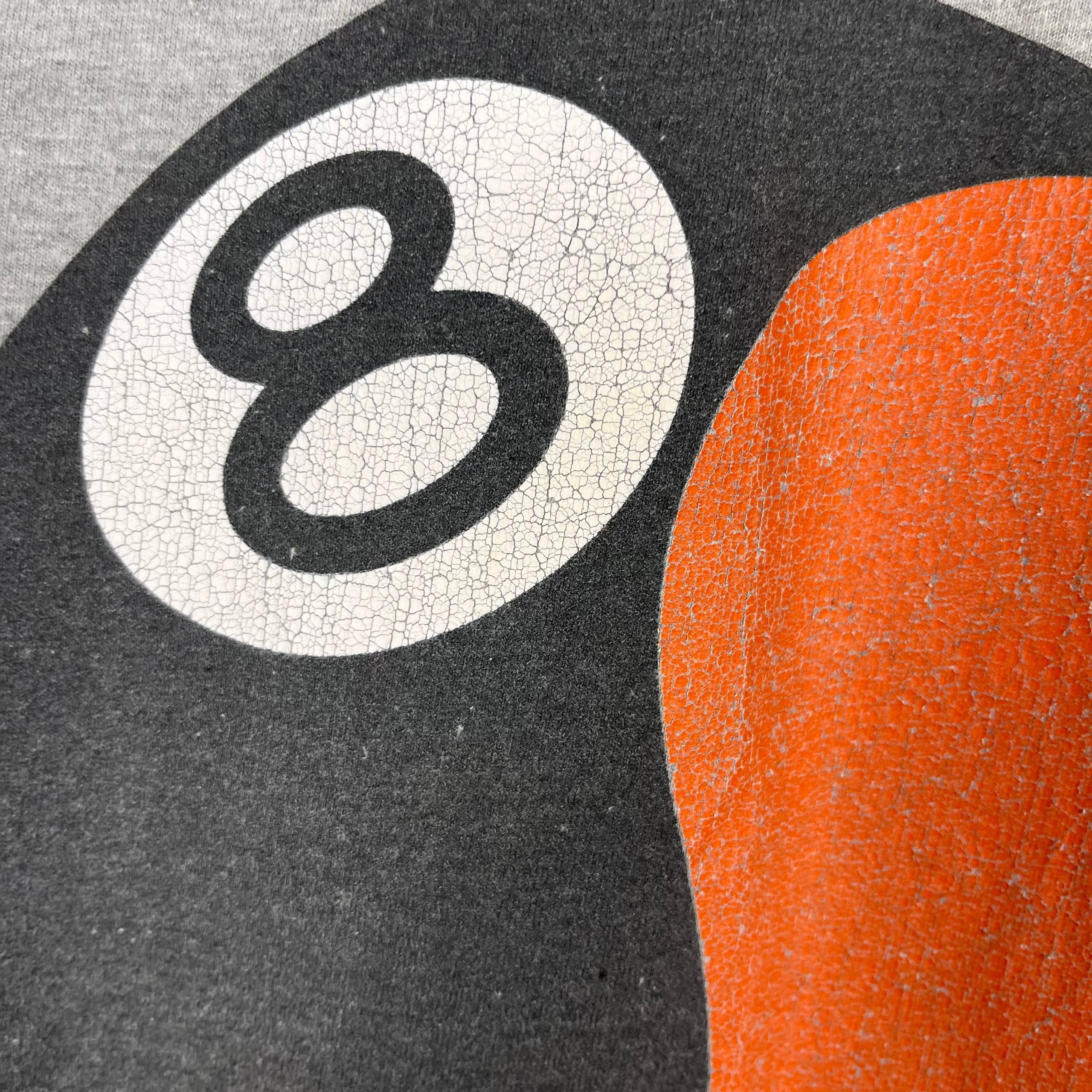 Stussy Stussy 8 Ball Yin Yang Vintage T-Shirt Big Logo Gray Size US S / EU 44-46 / 1 - 3 Thumbnail