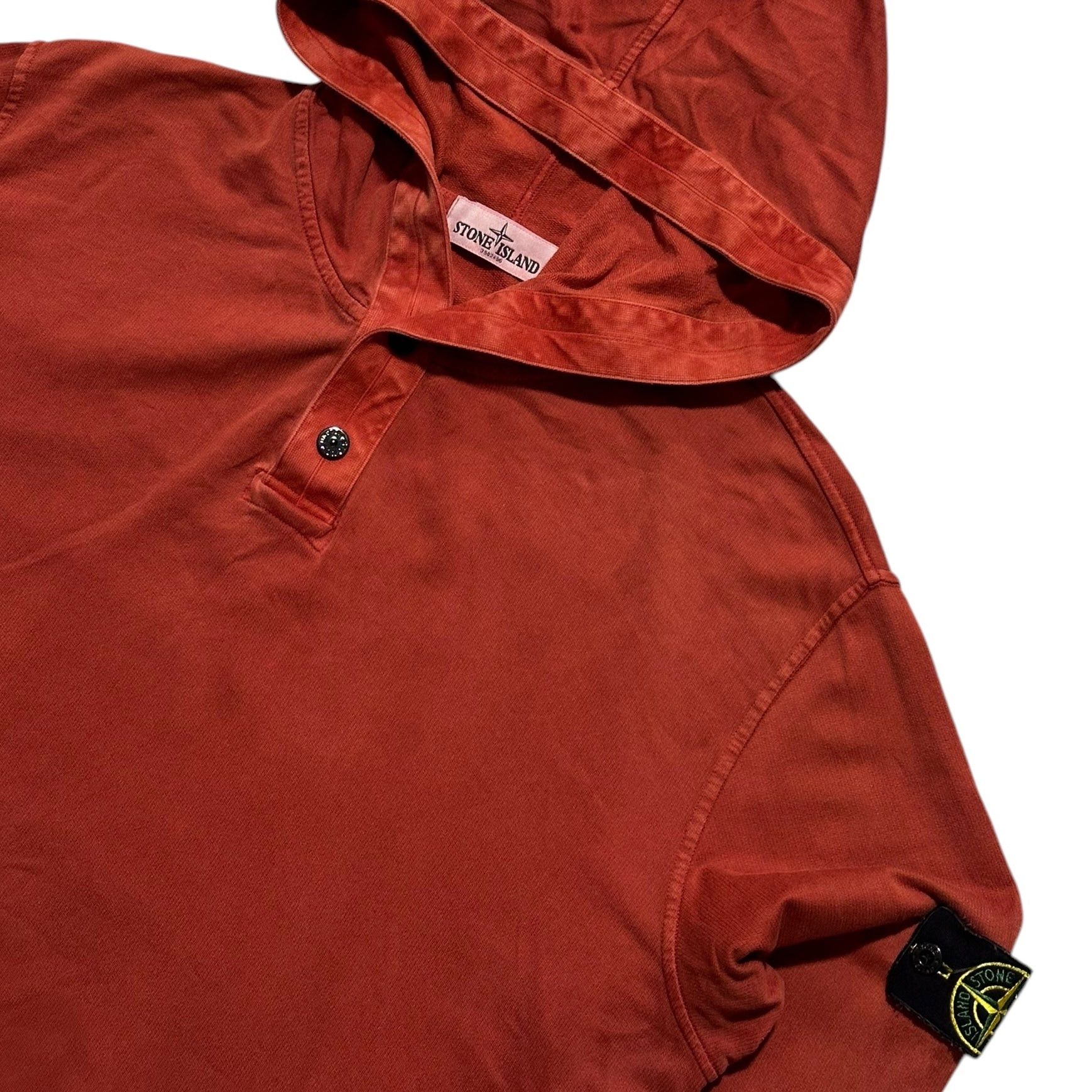 Stone Island Stone Island Pullover 1/4 Cotton Hoodie Size US XXL / EU 58 / 5 - 3 Thumbnail