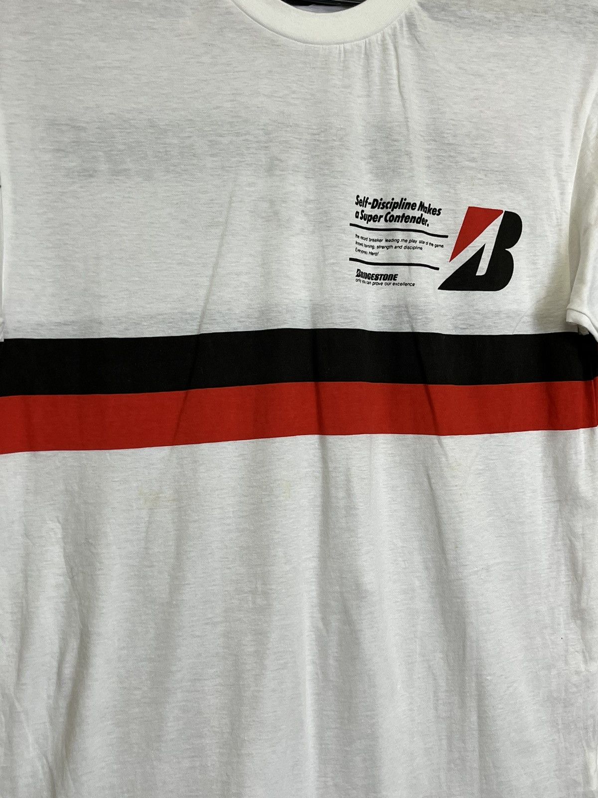 Vintage RARE🔥VINTAGE 80s/90s BRIDGESTONE MOTORSPORT TEE SHIRT Size US S / EU 44-46 / 1 - 4 Thumbnail