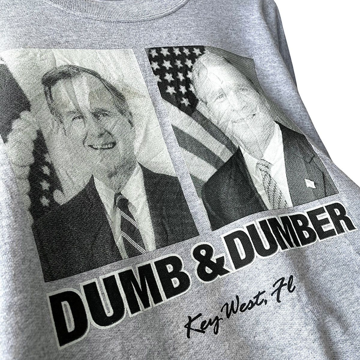 Hanes George Bush President Dumb & Dumber Parody Sweatshirt Size US L / EU 52-54 / 3 - 4 Thumbnail