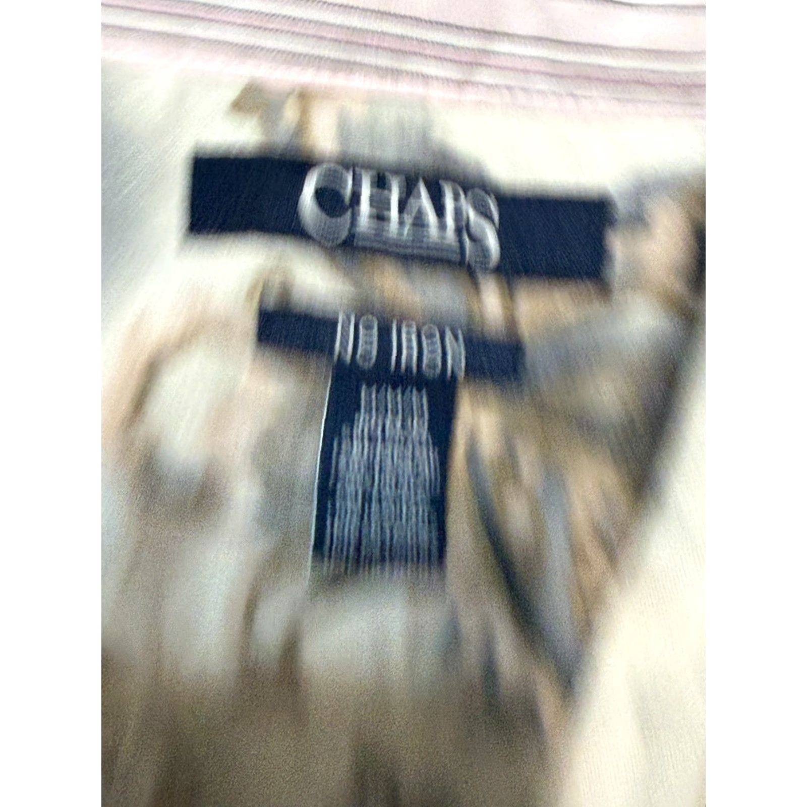 Chaps CHAPS Blouse Women's Medium White Blue Brown Pink Floral Long Sleeve Button Up Size M / US 6-8 / IT 42-44 - 5 Thumbnail