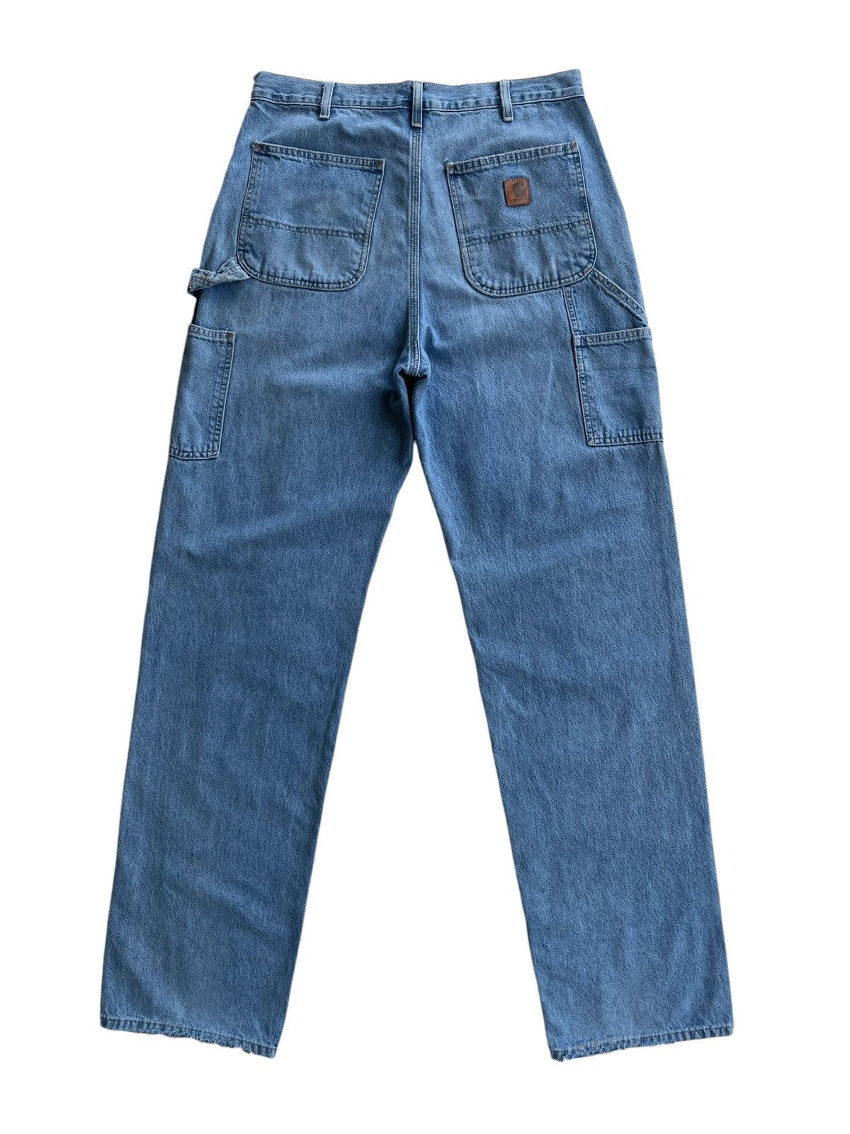 Carhartt Vintage Carhartt Carpenter Distressed Denim Size US 32 / EU 48 - 2 Thumbnail