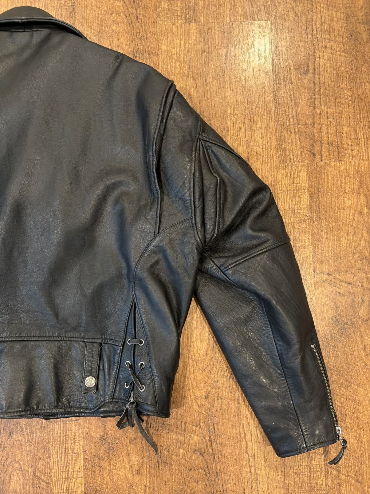 Avirex Vintage Avirex Leather Jacket Mens XL Pocket Motorcycle Size US XL / EU 56 / 4 - 8 Thumbnail