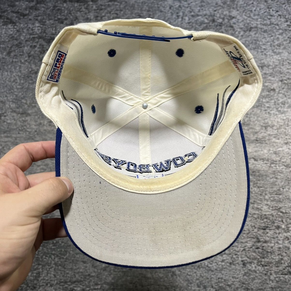 Logo Athletic Vintage Dallas Cowboys Logo Athletic Diamond Snapback Hat Size ONE SIZE - 6 Thumbnail