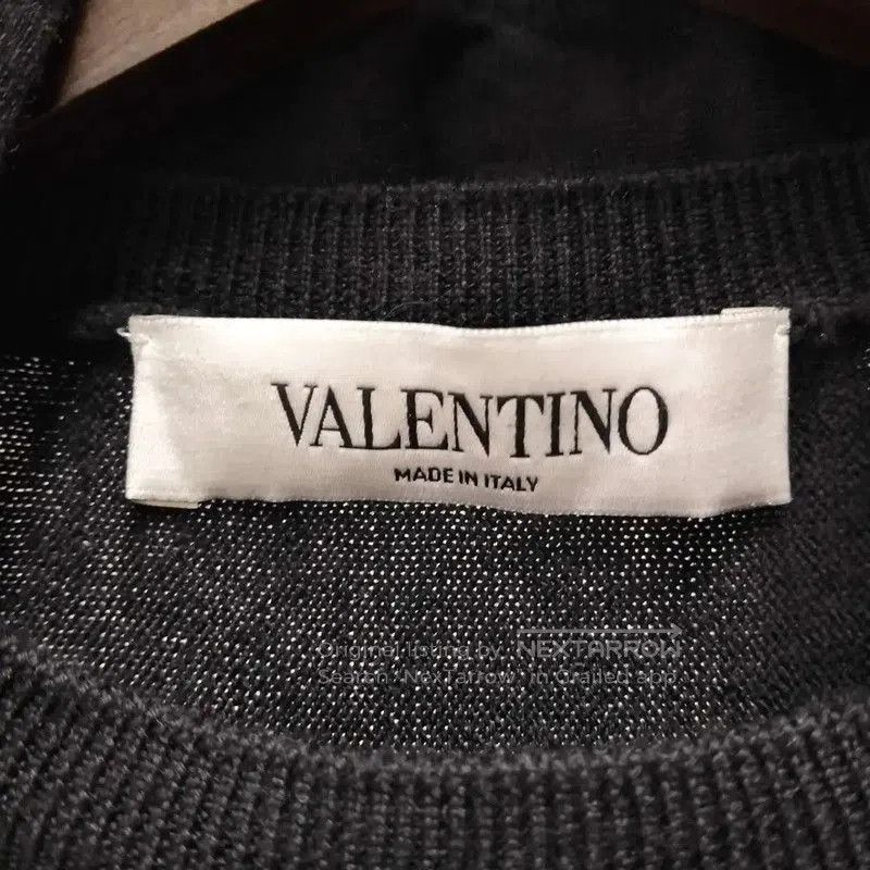 Valentino Valentino Black Wool Long Sleeve Dress . Size S / US 4 / IT 40 - 3 Thumbnail