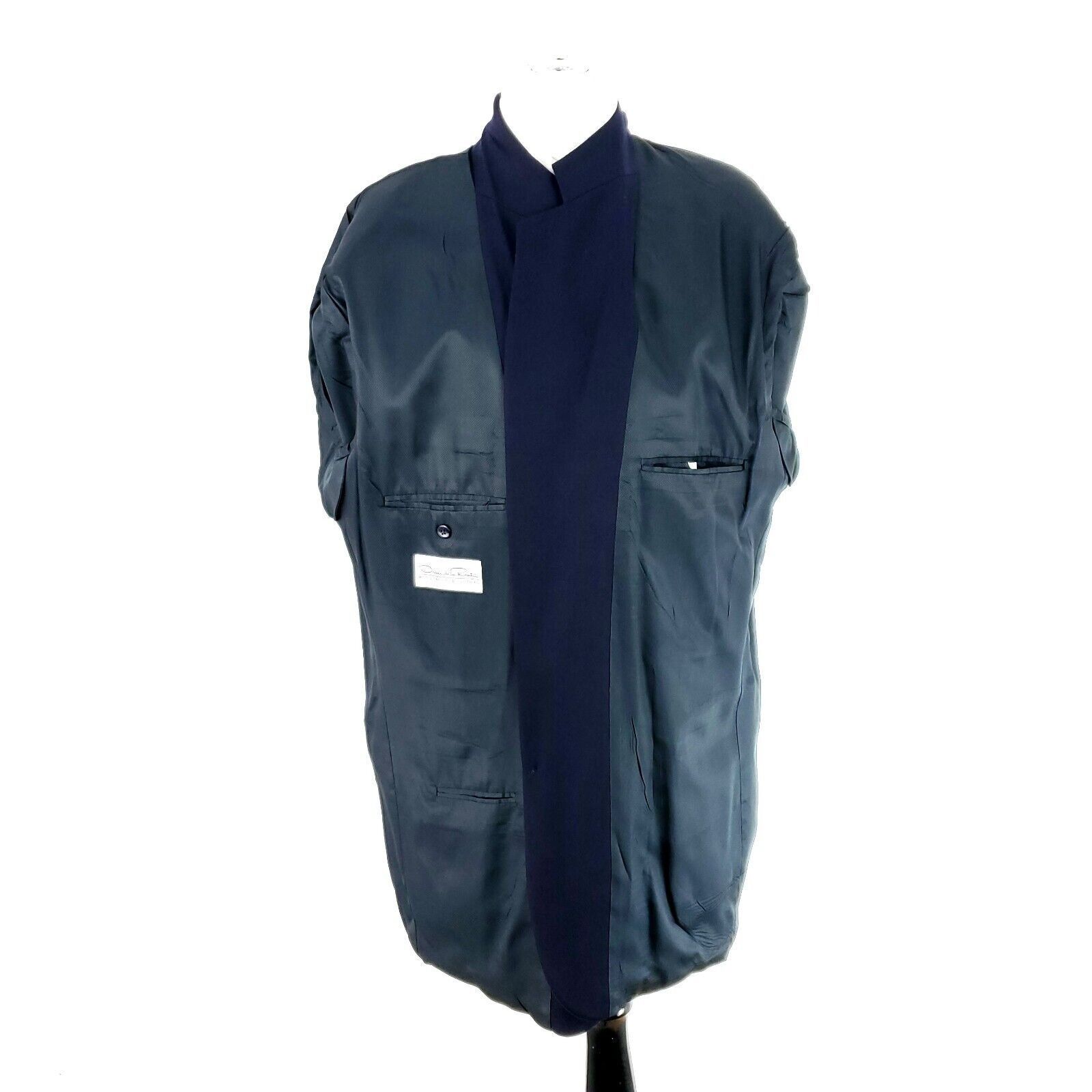 Oscar De La Renta Oscar De La Renta Wool 2 Bronze Button Blazer 46L Or Slim Fi Size 46L - 9 Thumbnail