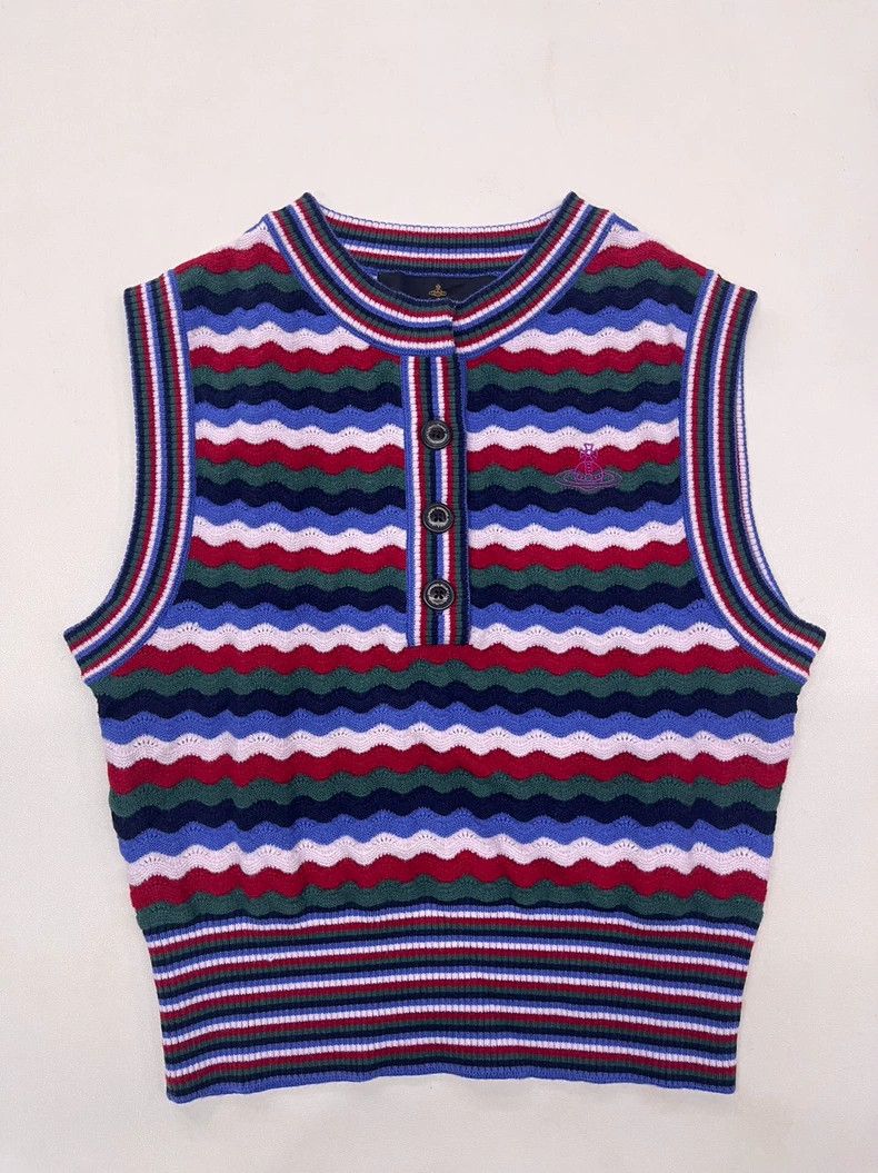 Vivienne Westwood Vivienne Westwood Knitted vest Size XS / US 0-2 / IT 36-38 - 1 Thumbnail
