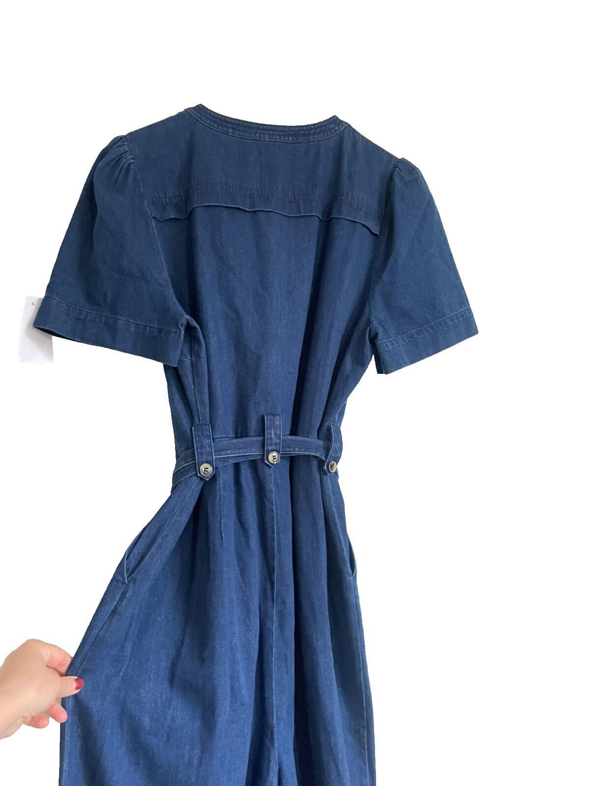 Whistles Whistles Alana Denim Jumpsuit UK 16 BNWT RRP £149 Size 34" / US 12 / IT 48 - 3 Thumbnail