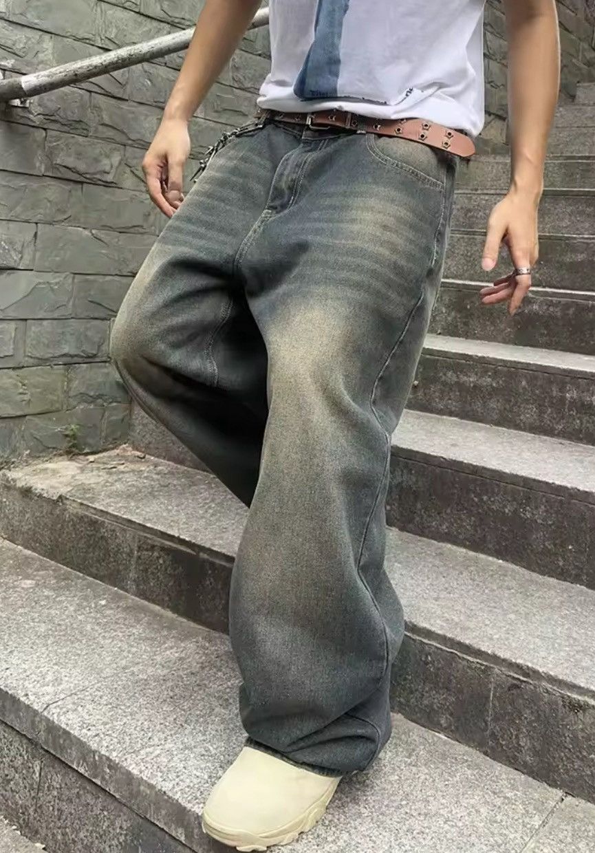 Jean Washed Baggy Denim Jeans Size US 28 / EU 44 - 5 Thumbnail