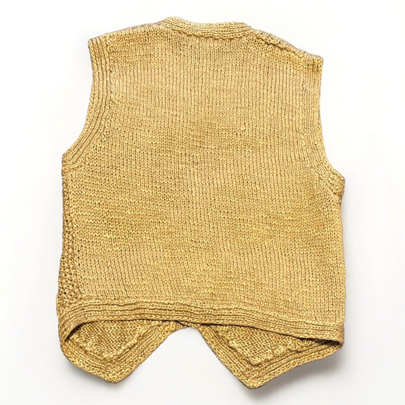 Polo Ralph Lauren VINTAGE Polo Ralph Lauren Jute Knit Sleeveless Vest Unisex Adults Medium Brown Preppy Size M / US 6-8 / IT 42-44 - 6 Thumbnail