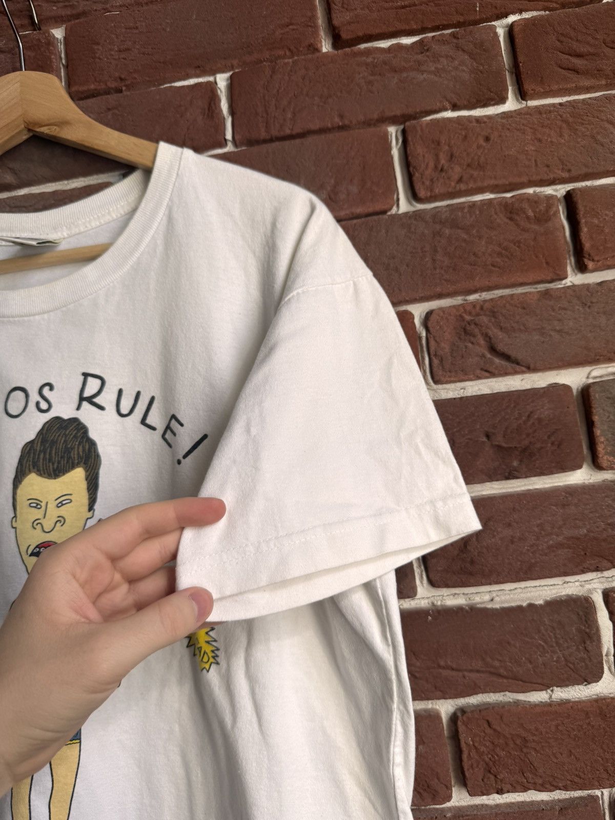Vintage Beavis & Butthead Tattoos Rules” tee Cartoon Movie T Shirt Size US L / EU 52-54 / 3 - 11 Thumbnail