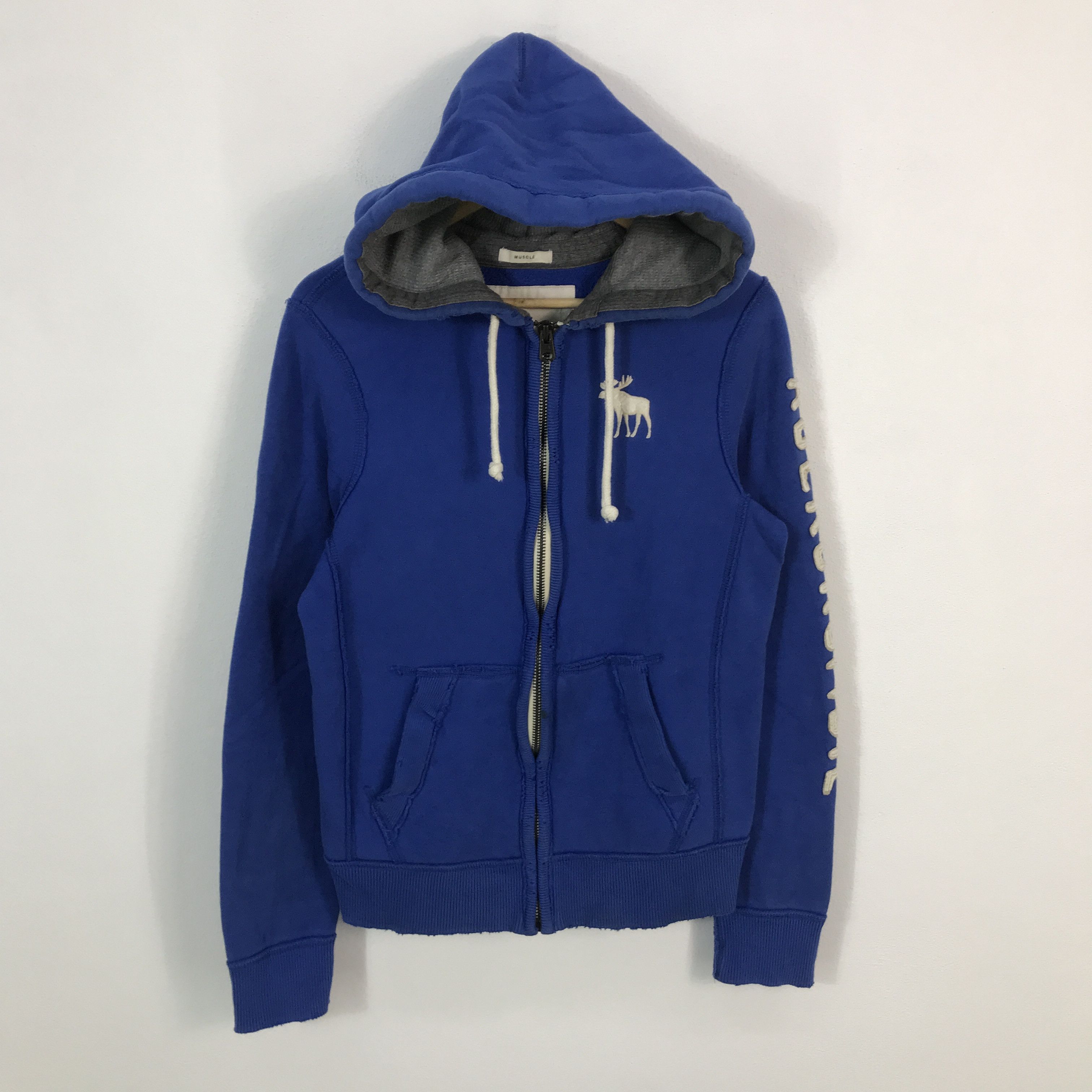 Abercrombie & Fitch × Japanese Brand Japan Abercrombie fitch Distressed hoodies zipper jacket Size US S / EU 44-46 / 1 - 1 Thumbnail