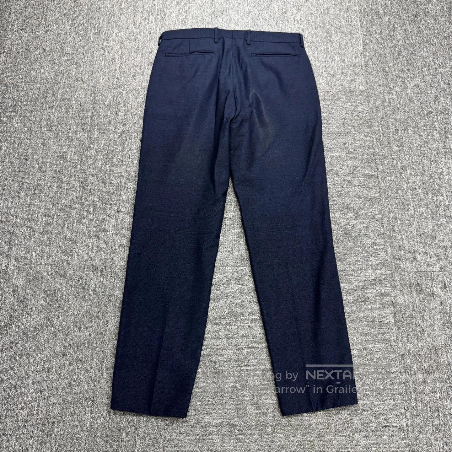 Blue Straight-Leg Pants Size 30.