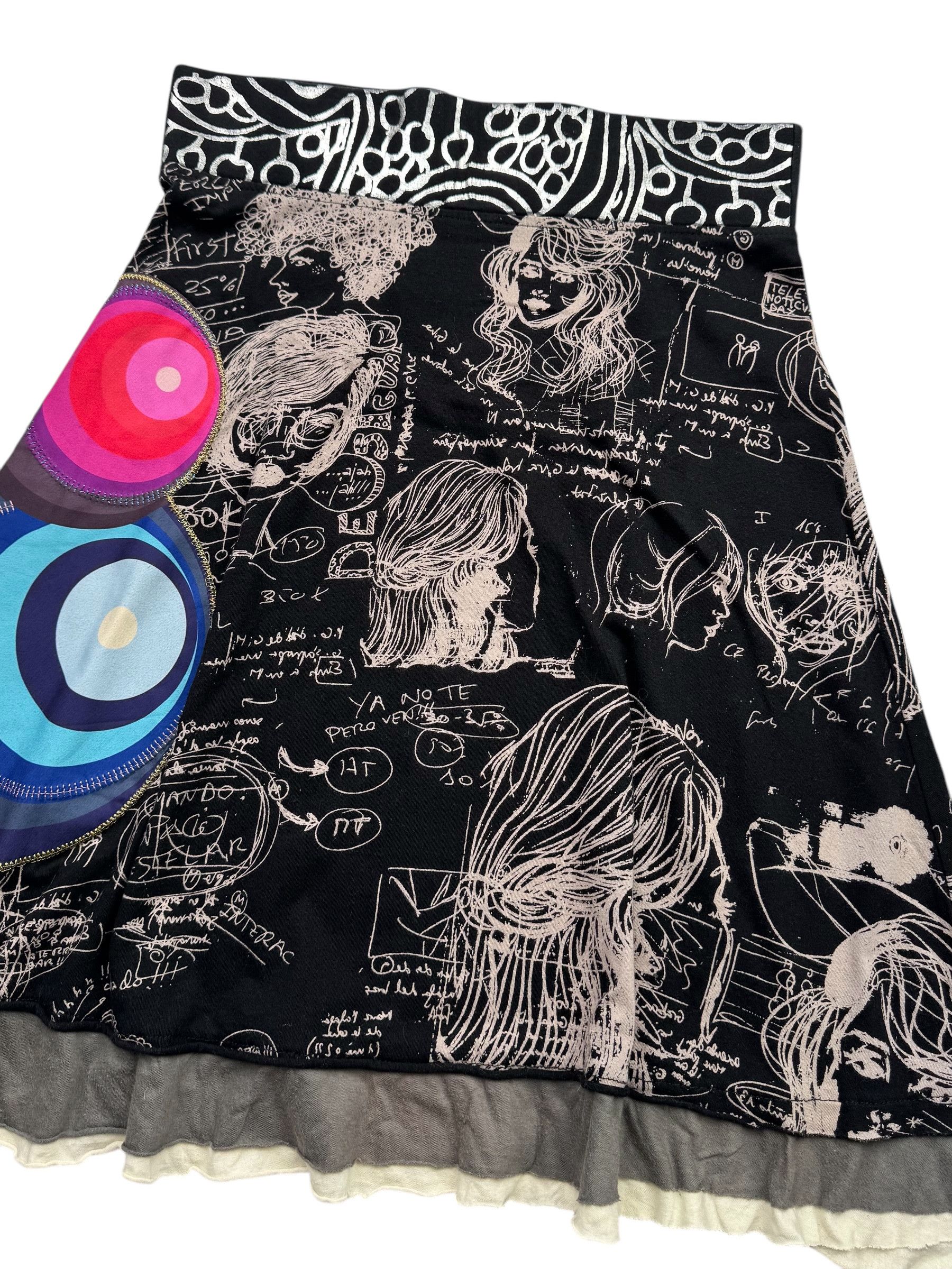 Desigual Desigual Flare Skirt W161 (D10) Size 26" / US 2 / IT 38 - 2 Thumbnail