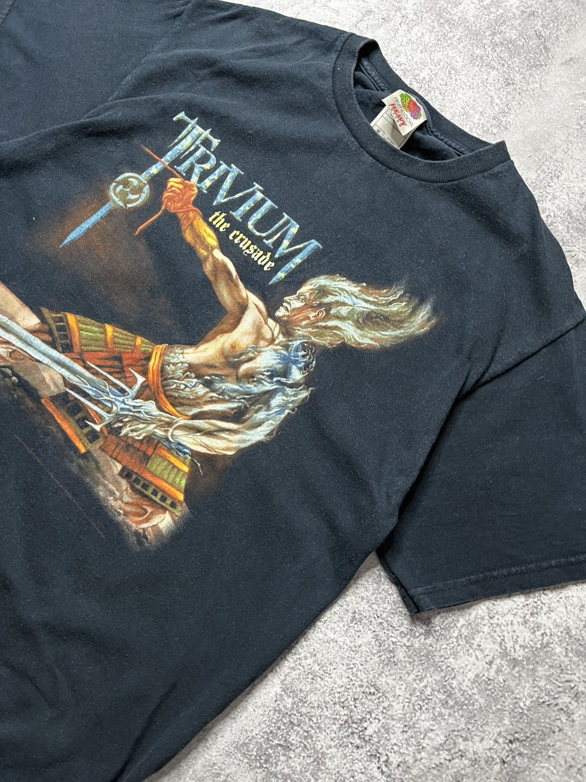 Fruit Of The Loom Vintage 00’s Trivium The Crusade Shirt Men’s M Size US M / EU 48-50 / 2 - 3 Thumbnail
