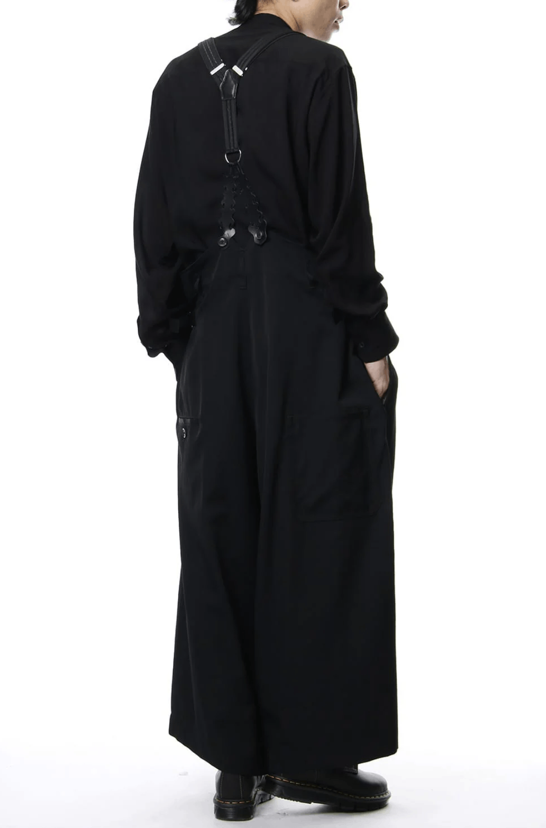 Yohji Yamamoto Yohji Yamamoto Pour Homme - Wool Wide Suspender Pants Size US 30 / EU 46 - 13 Thumbnail
