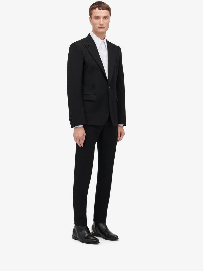 Alexander McQueen o1w1db10925 Herness Single-Breasted Jacket in Black Size US M / EU 48-50 / 2 - 4 Thumbnail