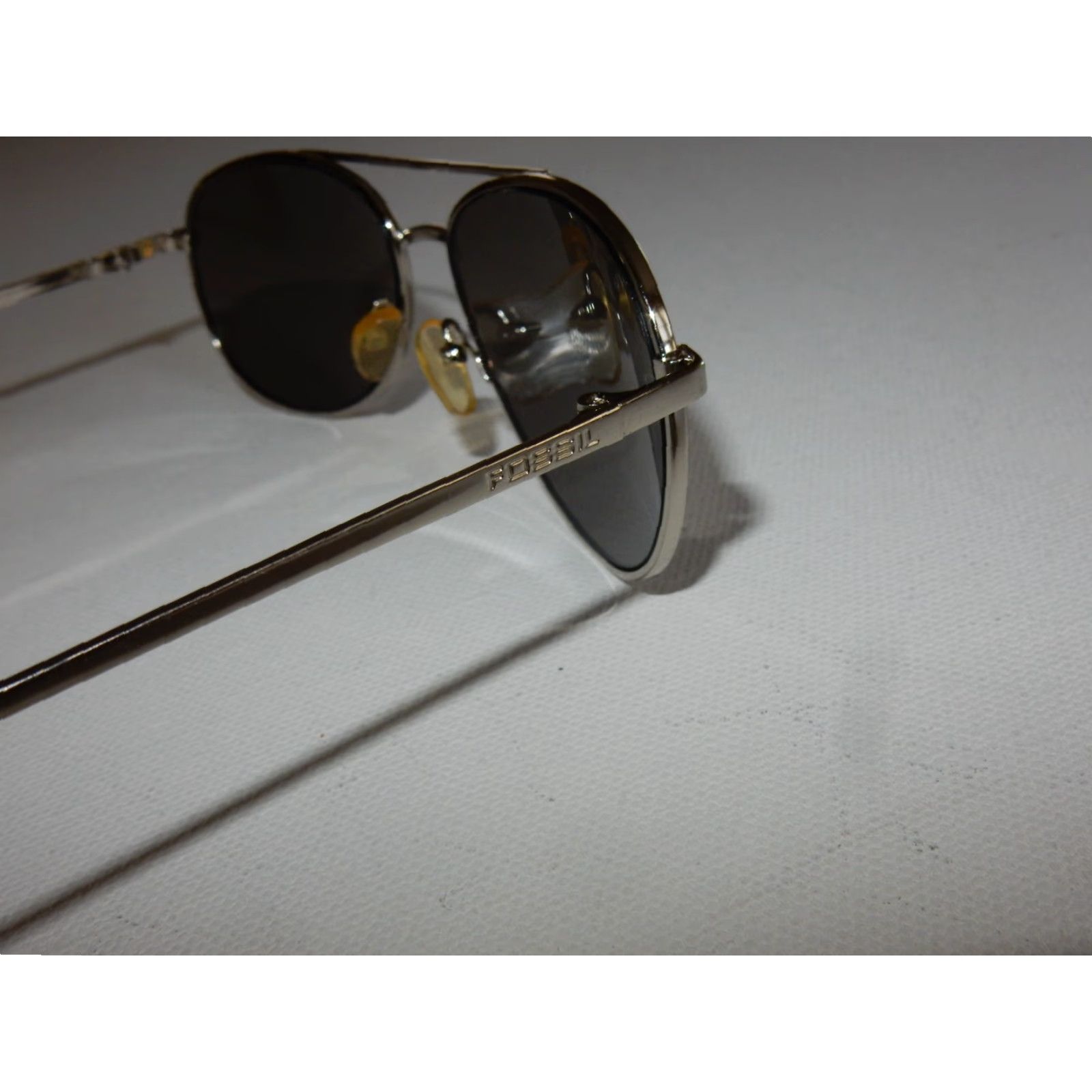 Fossil VINTAGE Fossil Sunglasses Women 58mm Silver Pilot 135 MS3833 040 Size ONE SIZE - 4 Thumbnail