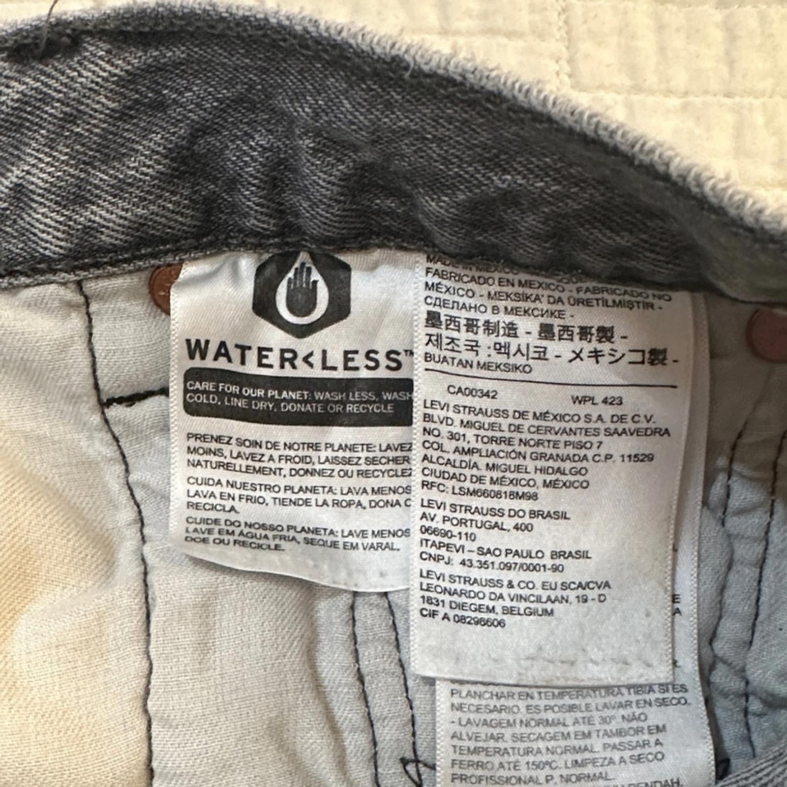 Levi's Levi's 501 sz 30 y2k Gray Acid Wash Women's High Rise Size 30" / US 8 / IT 44 - 5 Thumbnail