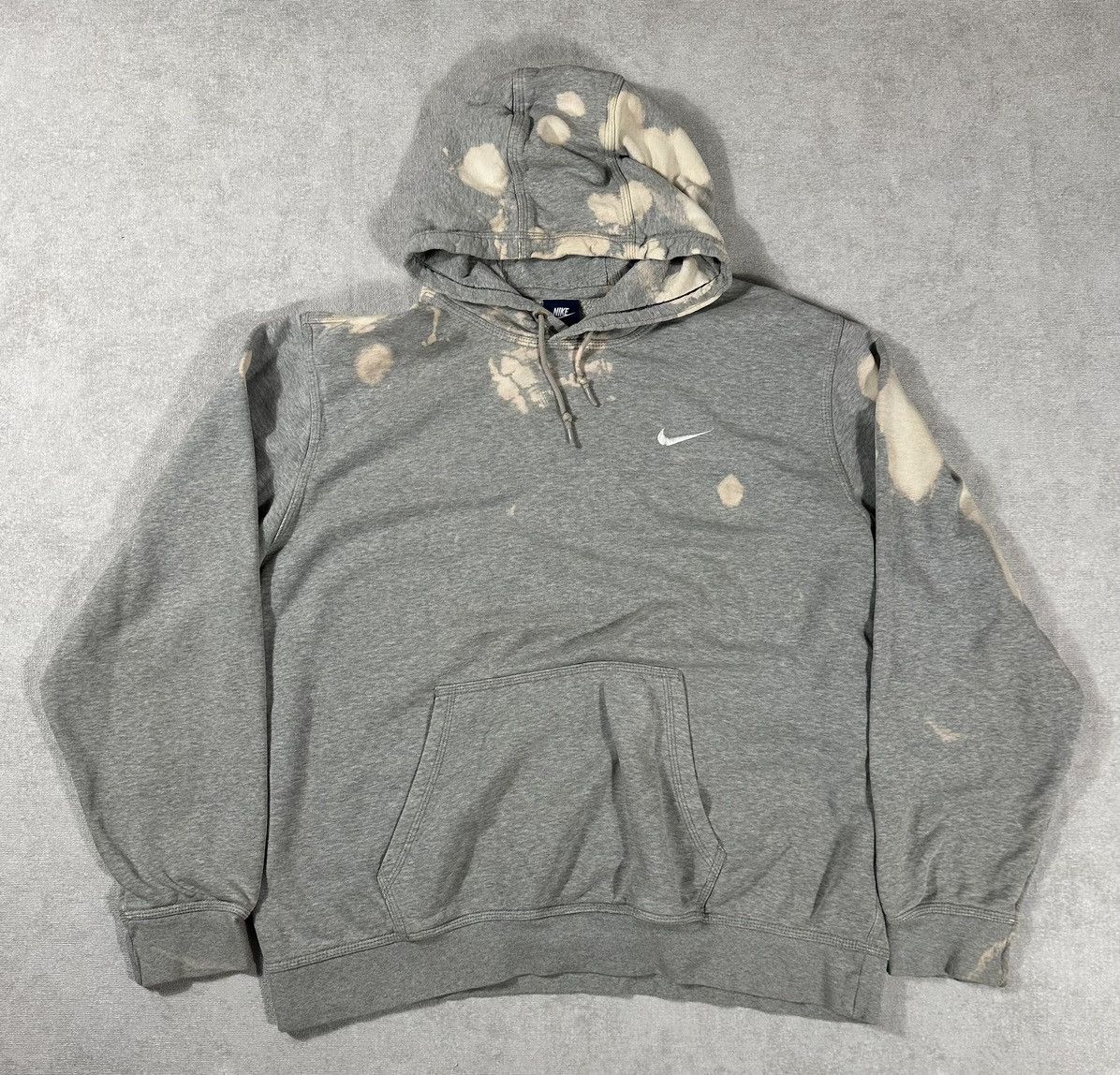 Nike Vintage Nike Bleach Tie Dye Custom Hoodie Size US XXL / EU 58 / 5 - 1 Thumbnail
