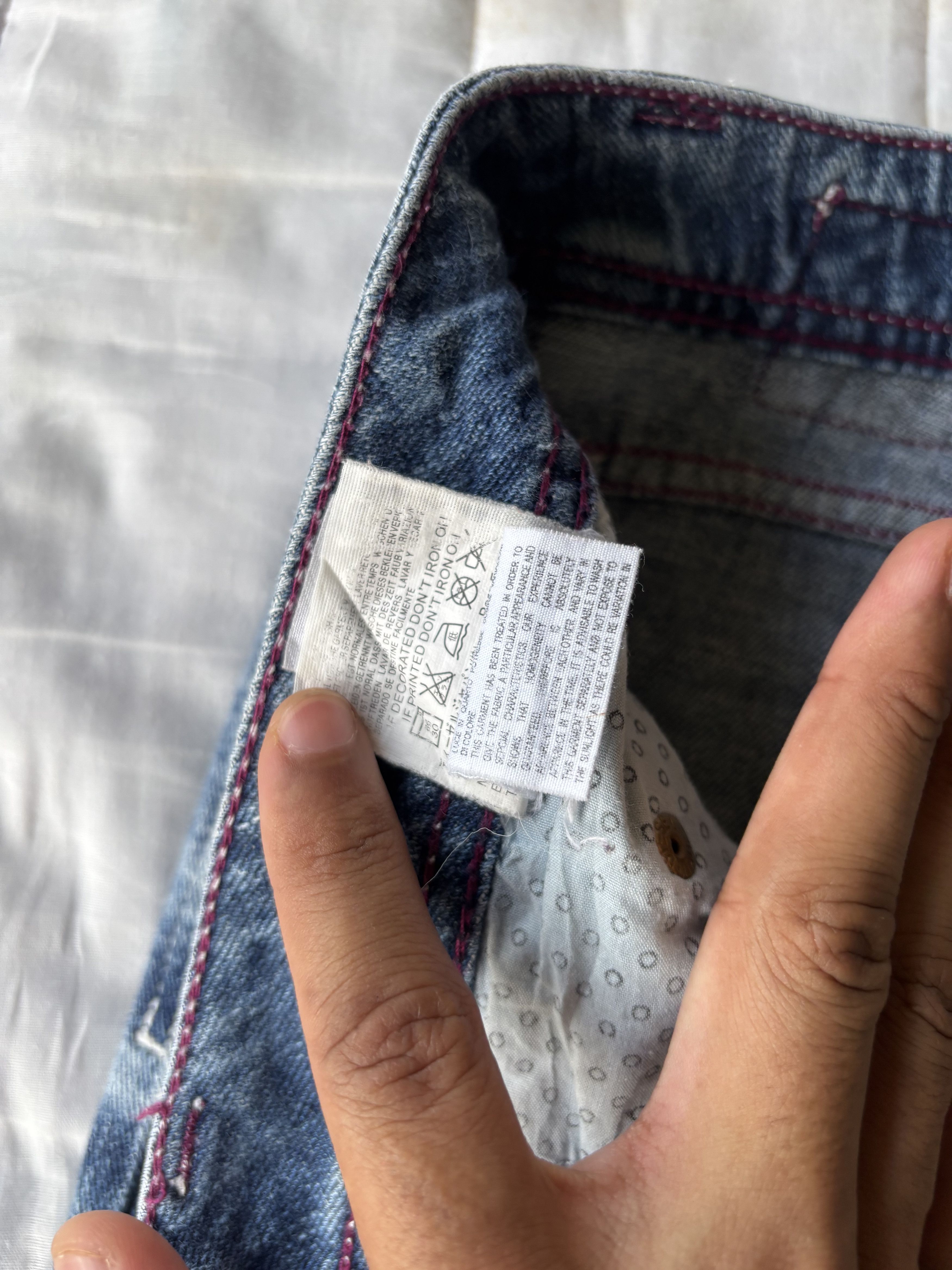 Diesel × If Six Was Nine × Le Grande Bleu (L.G.B.) Diesel Baggy Jeans Distressed Denim Size US 38 / EU 54 - 12 Thumbnail