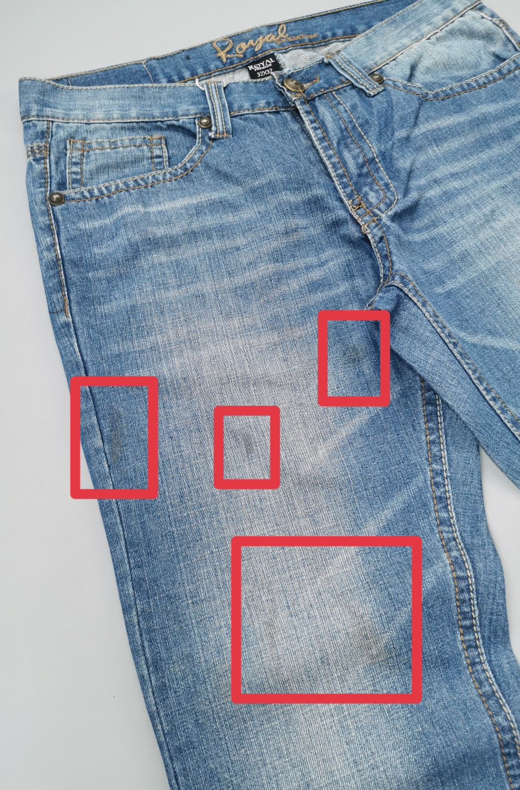 Jean Royal Premium Light Denim Jeans Size US 34 / EU 50 - 8 Thumbnail