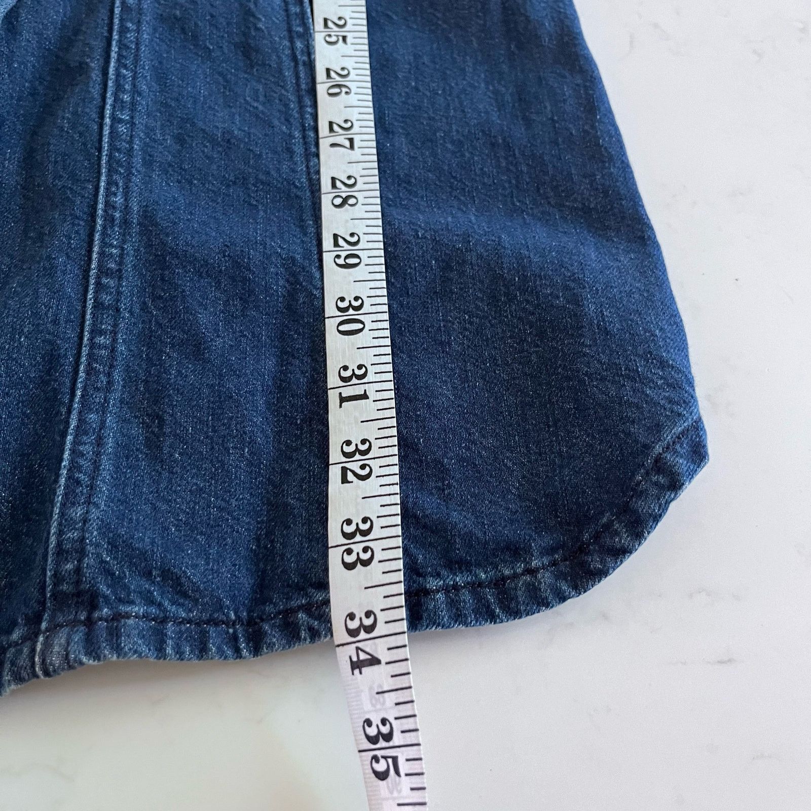 Veronica Beard Veronica Beard Evalyn Denim Puff Sleeve Shirt Dress Size S / US 4 / IT 40 - 10 Thumbnail