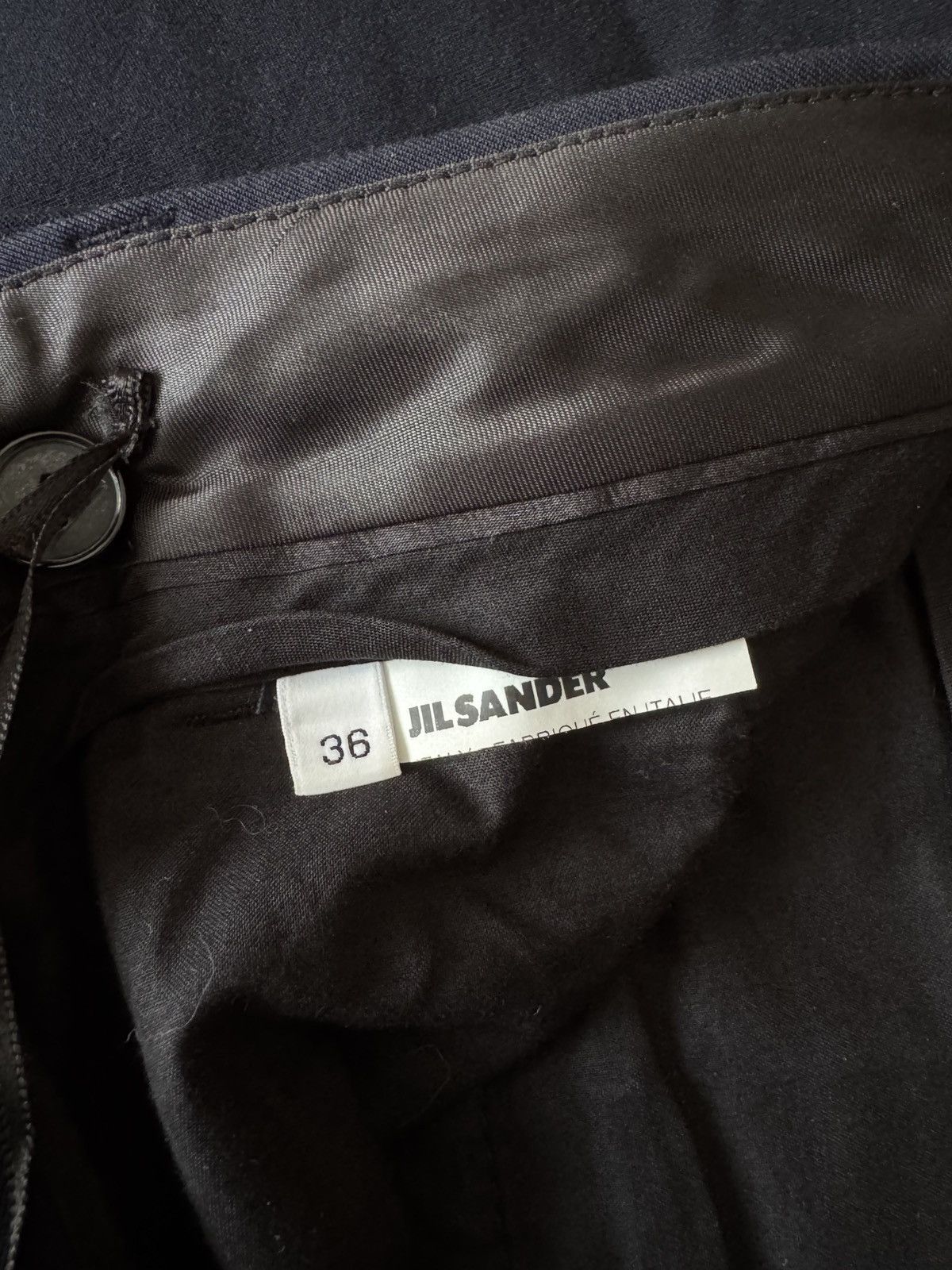🔥🔥 Jil Sander Navy Cotton Pants