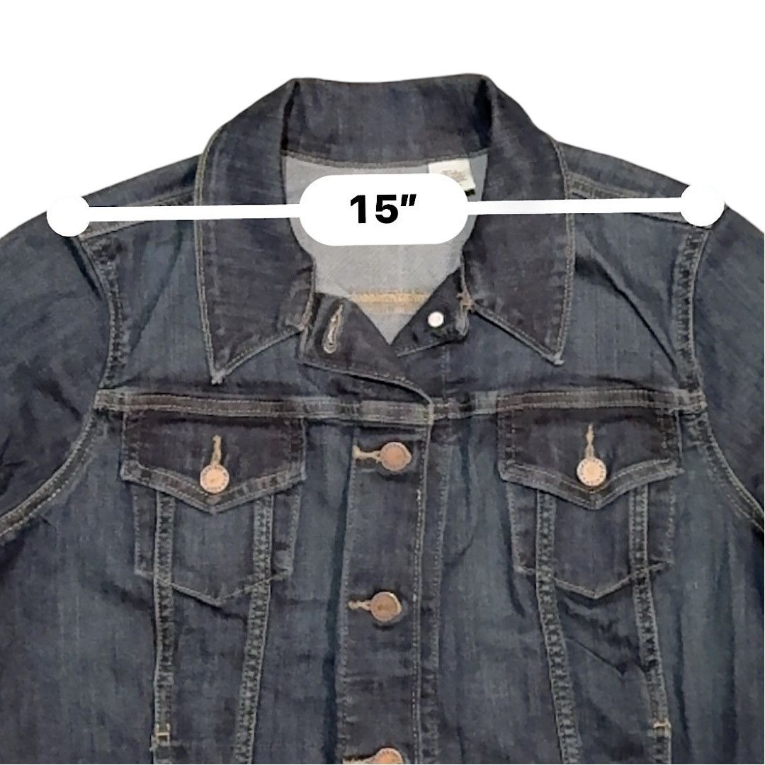 Levi's × Levi's Vintage Clothing Signature by Levi Strauss Lady Trucker Jacket SZ XL Med Blue Size XL / US 12-14 / IT 48-50 - 7 Thumbnail